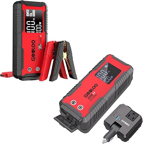 Miniatura 1 de GOOLOO GT4000S Jump Starter &amp; 180Wh Portable Power Station 50000mAh Mini Battery Backup with 100W inOut Fast Charging