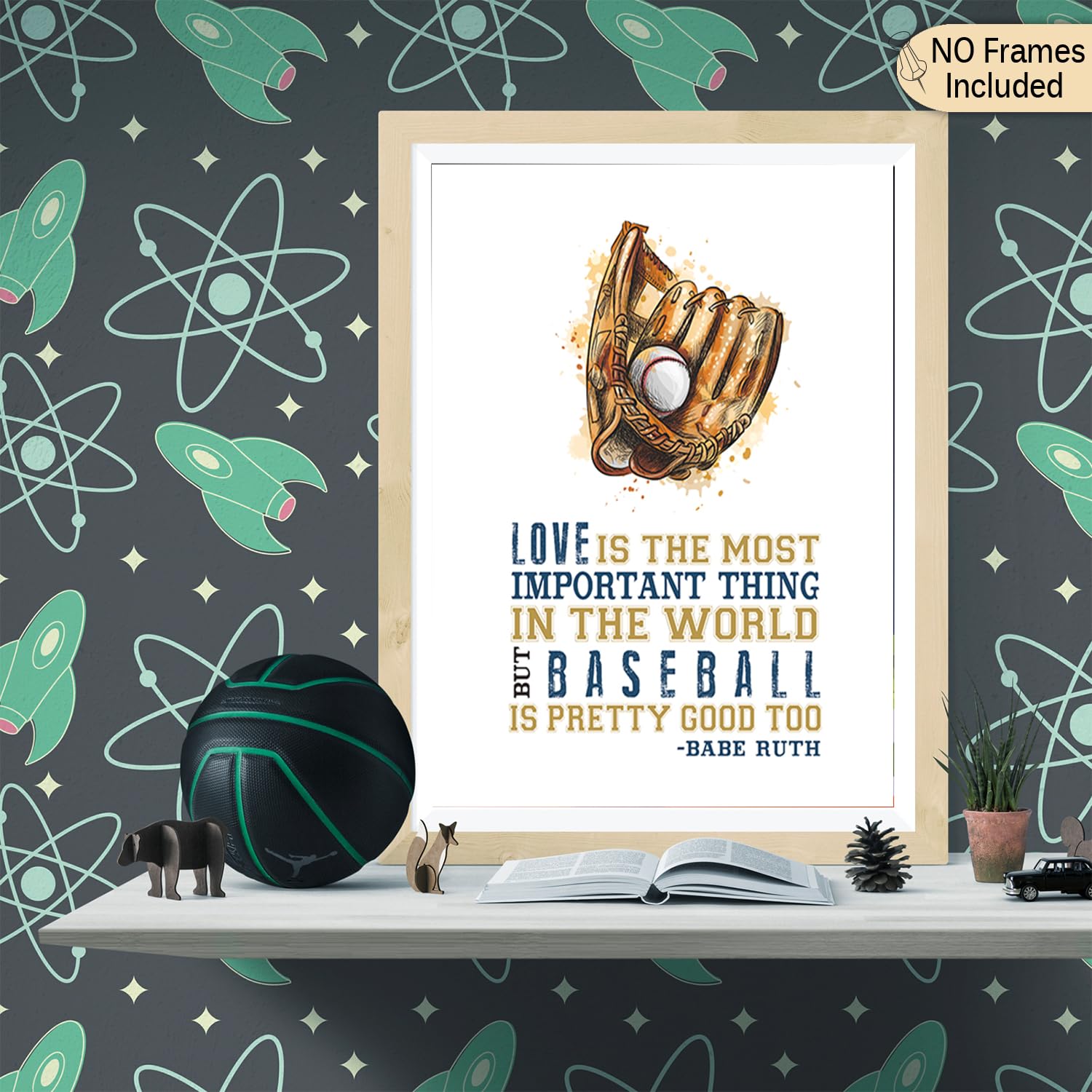 Poster Motivazionale Vintage Con Citazioni Sul Baseball – Insegna In Metallo Per Parete