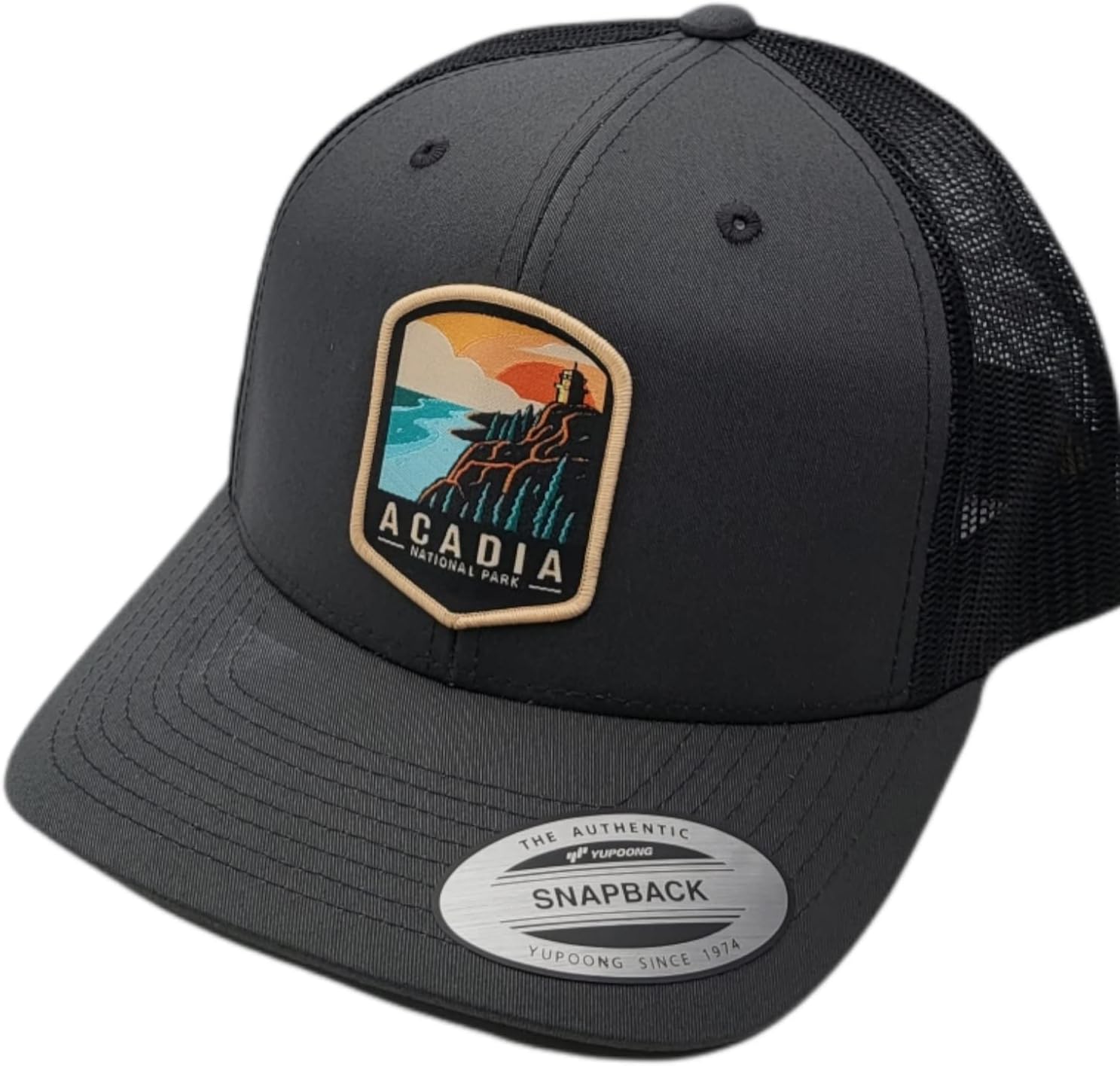 Acadia Trucker Hat with National Park Woven Patch