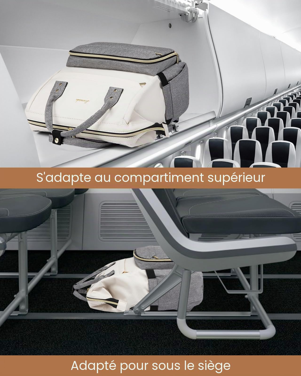 LOVEVOOK Sac a Dos Femme, Sac a Dos Feminin pour Ordinateur 15,6/17 Pouces, Sac Ados PC Portable pour Collège Affaire Travail Voyage, Sac à Dos