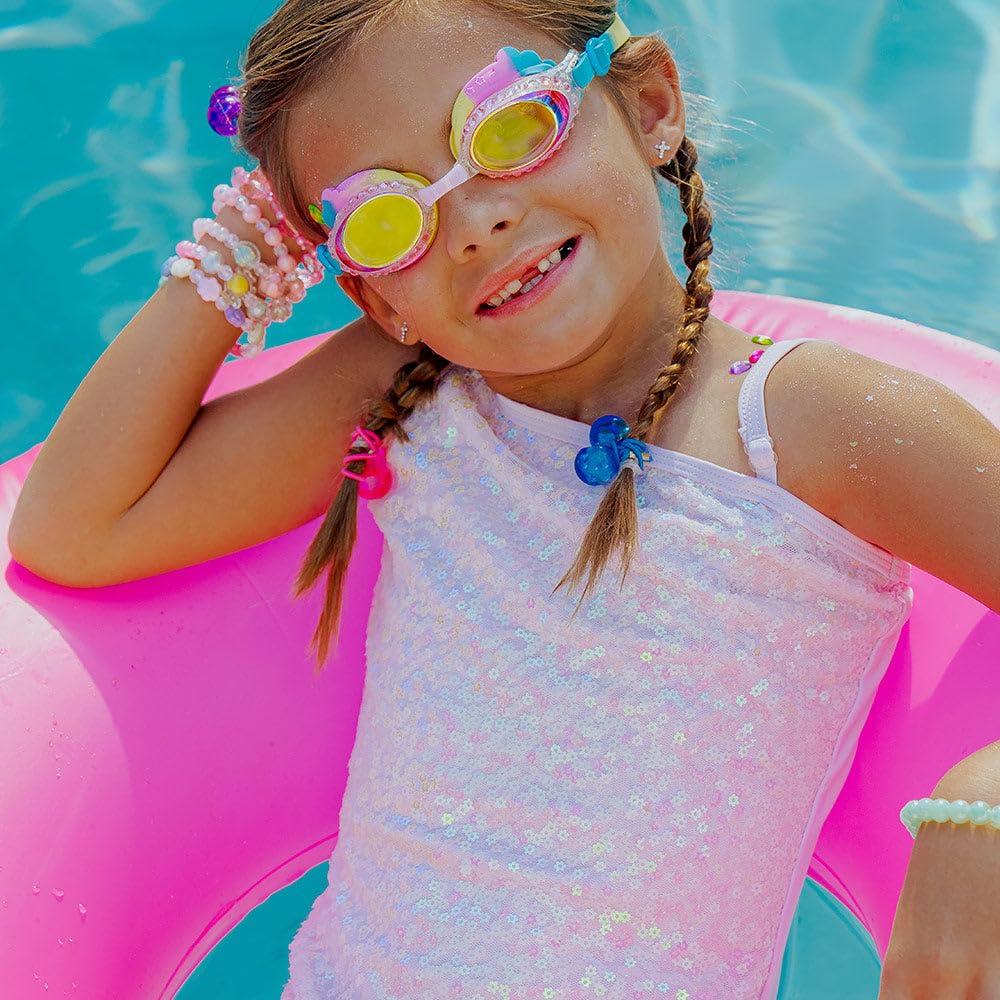 Bling 2O Rainbow Girl Kids kolorowe chmury okulary pływackie