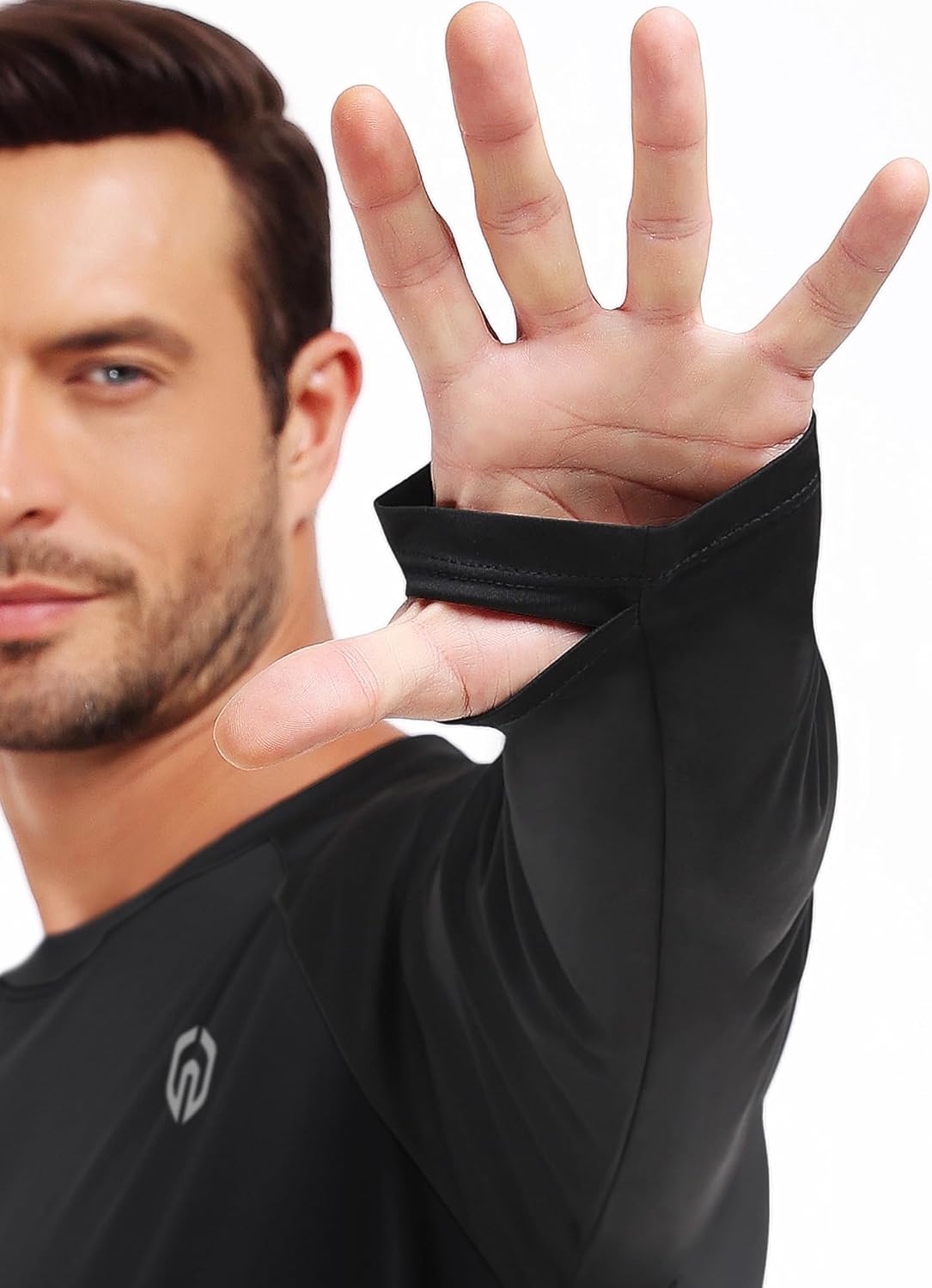 NELEUS Men's Dry Fit Long Sleeve Athletic Running Shirts - Image 2