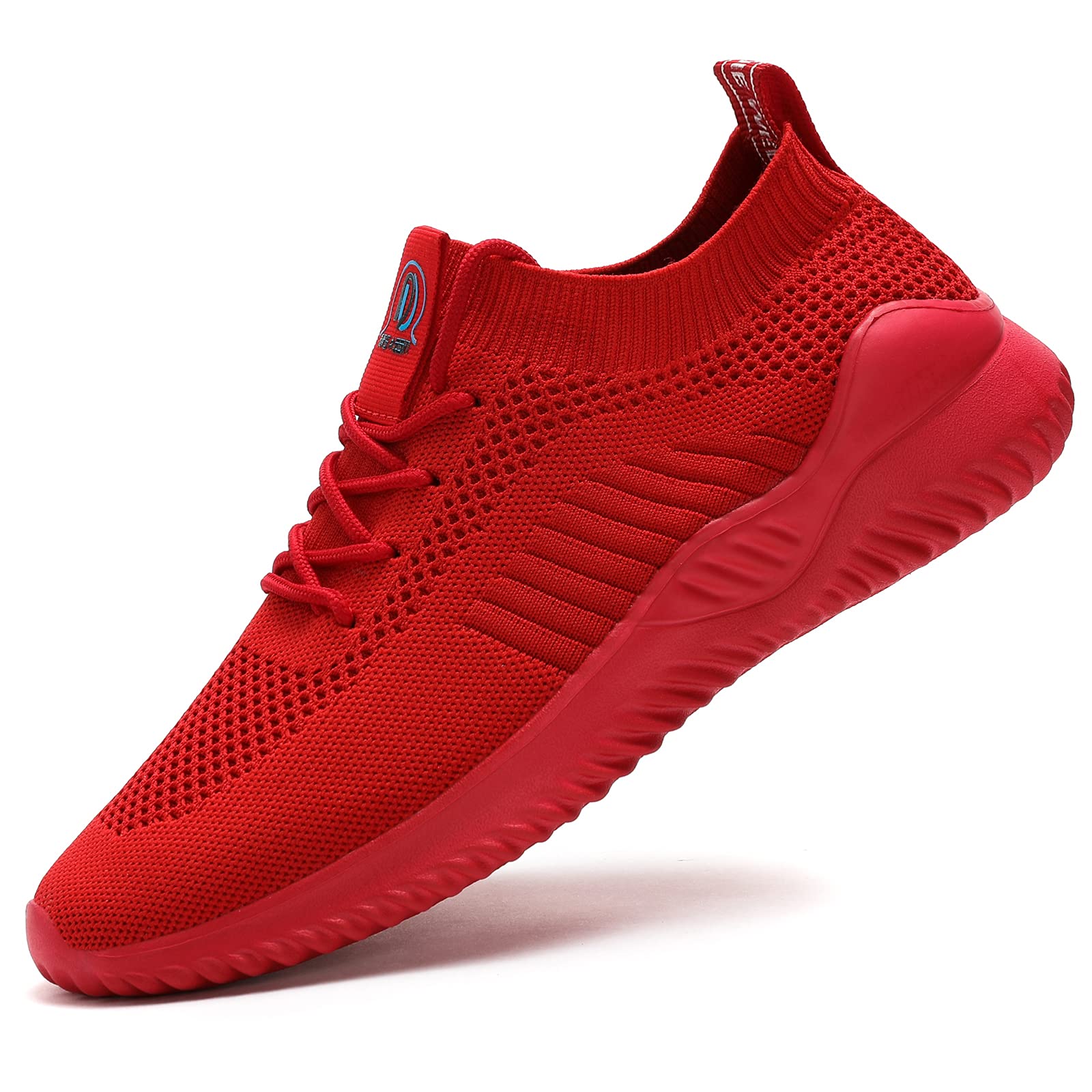 MevlzzMens Running Shoes Walking Tennis Sneakers Mesh Lightweight Breathable Casual Soft Sole Gym Travel Work Shoes