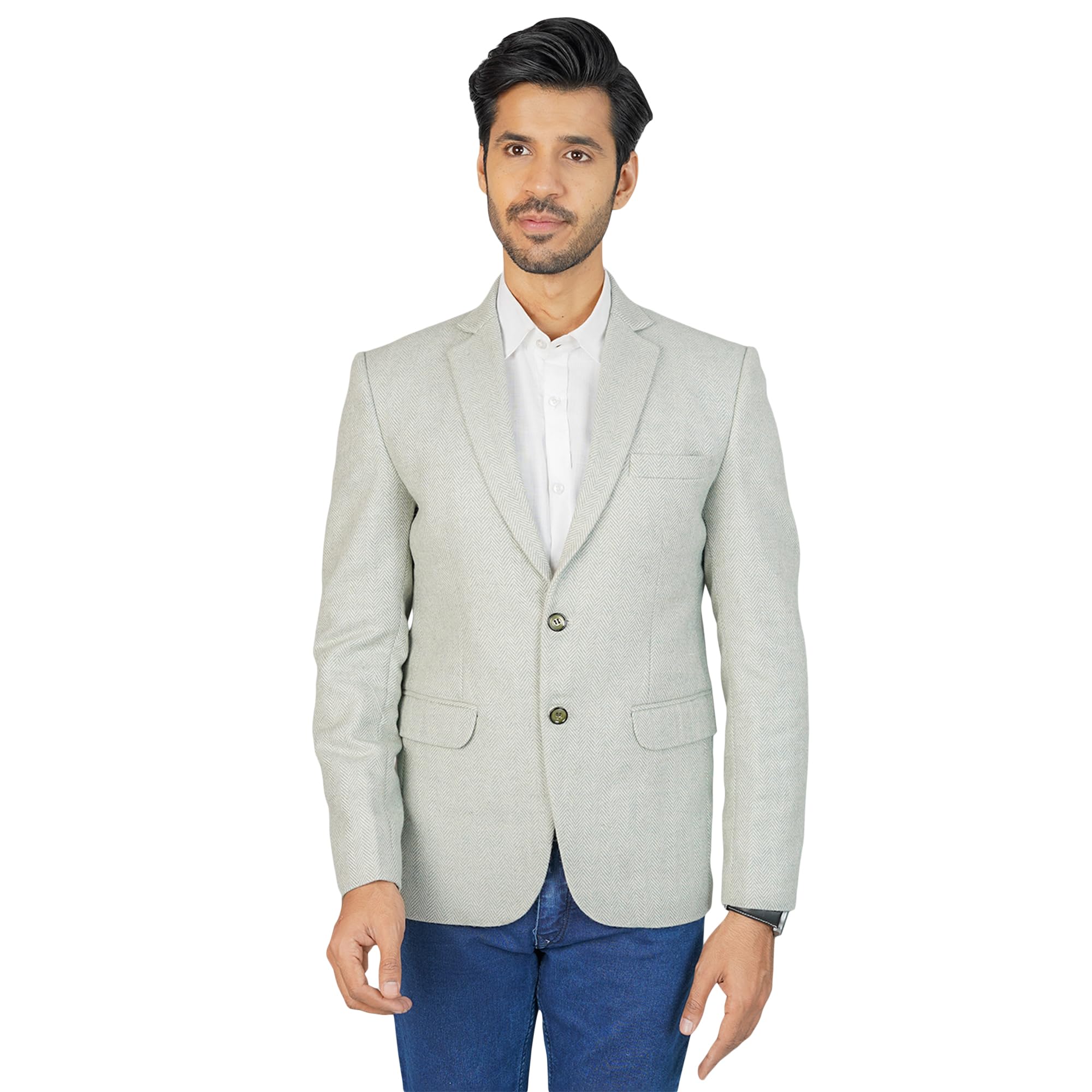 wintage Mens Tweedwool Grreen Blazer-picture-39