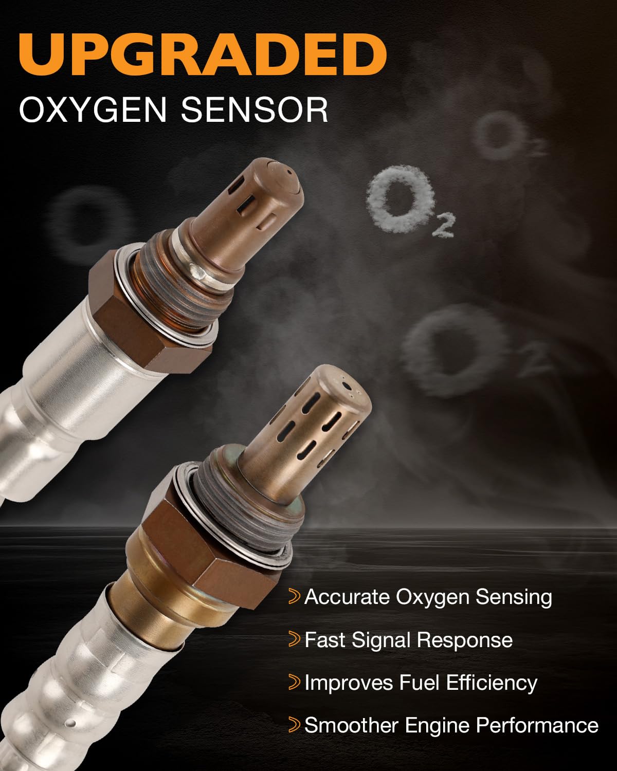 234-5051 234-4114 Oxygen Sensor Upstream Downstream Compatible with Mitsubishi Lancer Outlander Sport RVR 2.0L/2.4L L4, O2 Sensor Replaces 1588A228 1588A144