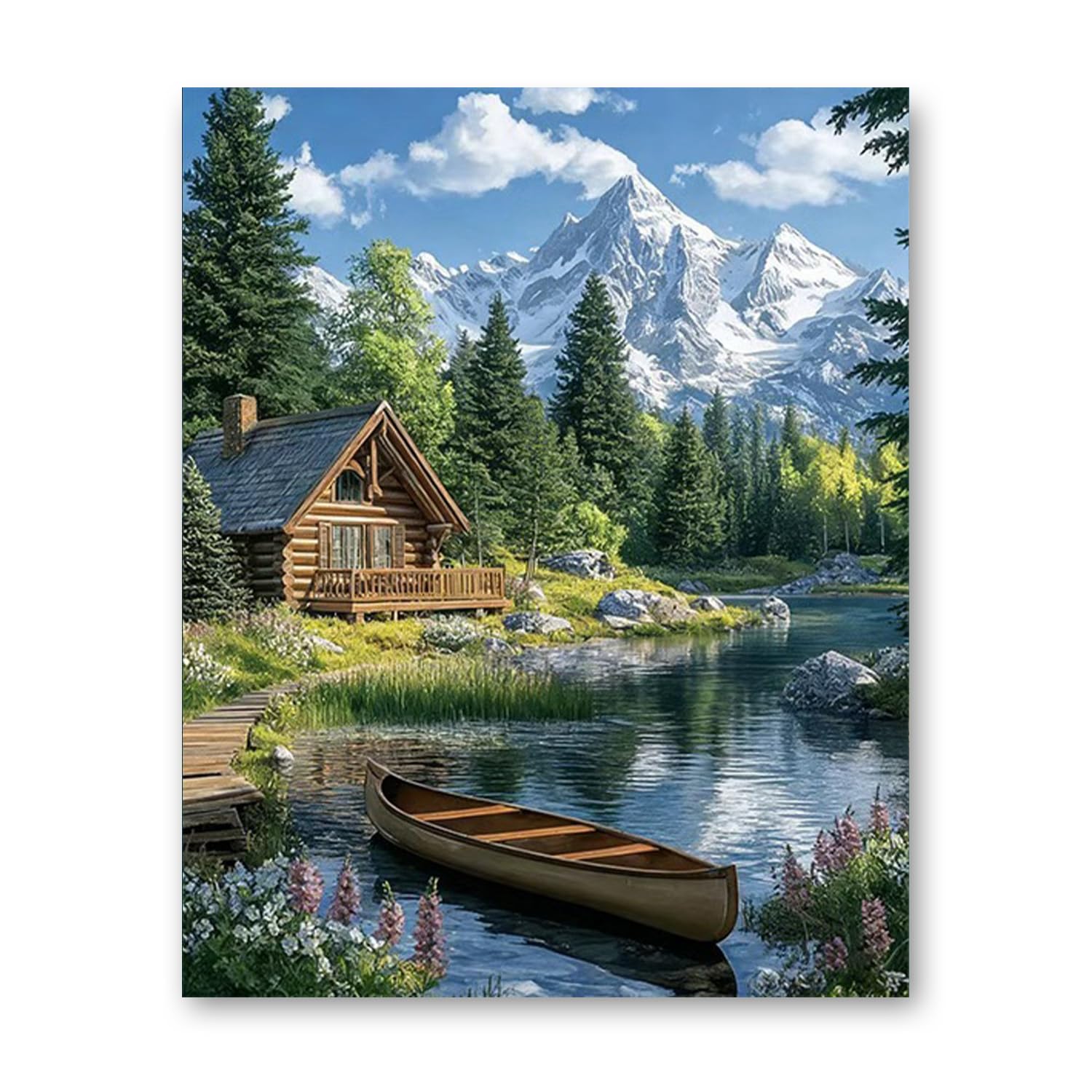 WEMEON Malen Nach Zahlen Erwachsene(40X50cm)