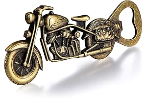 Unique Motorcycle Beer Gifts for Men, Vintage Motorcycle Bottle Opener