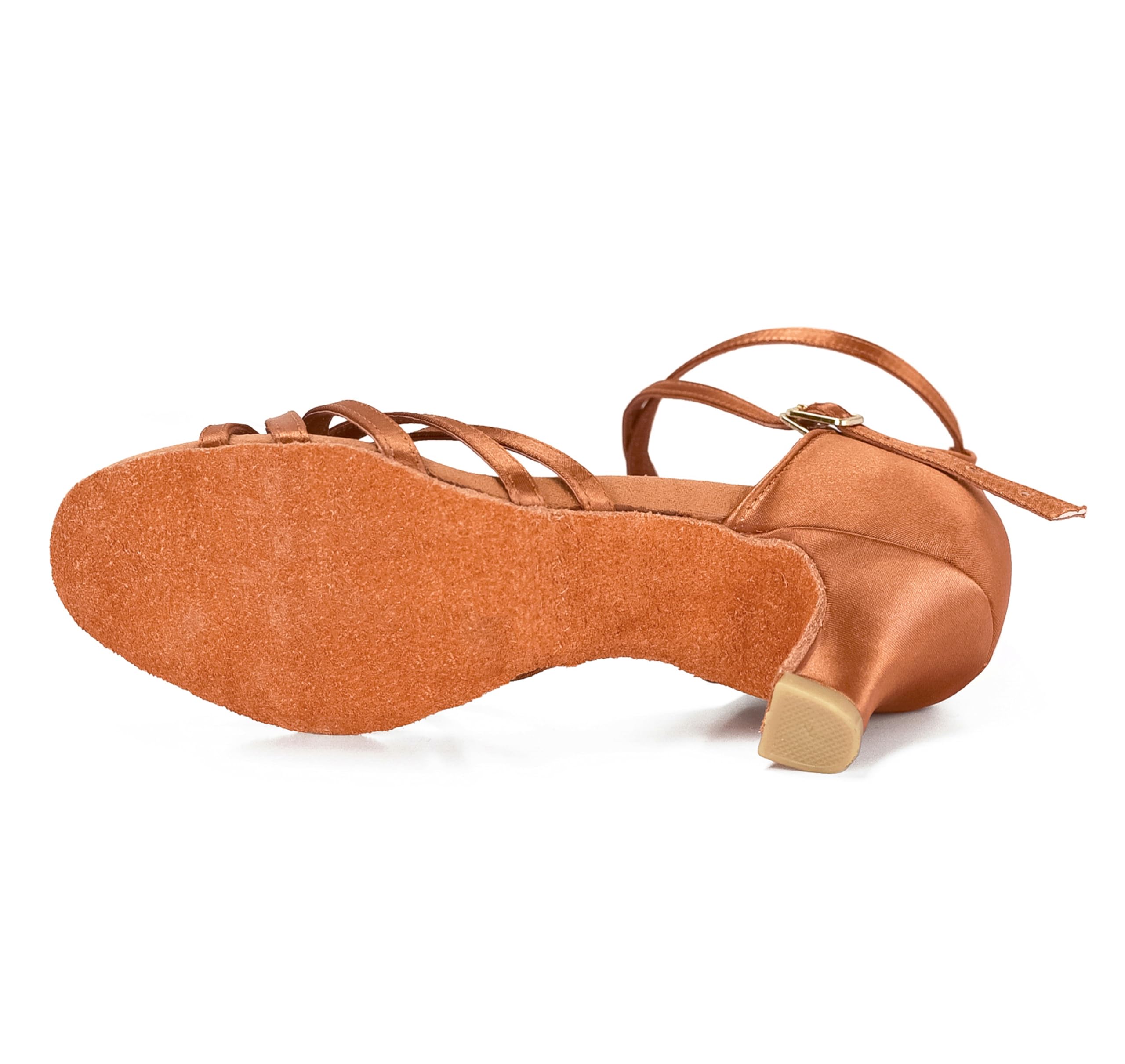 Zapatos de Baile Latino de Tacón Alto/Medio para Mujer