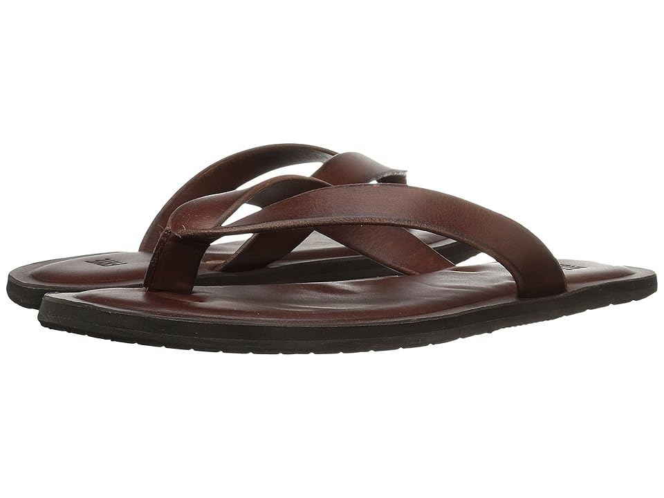 

Frye Neil Thong (Brown Tumbled Veg Tan) Men's Sandals