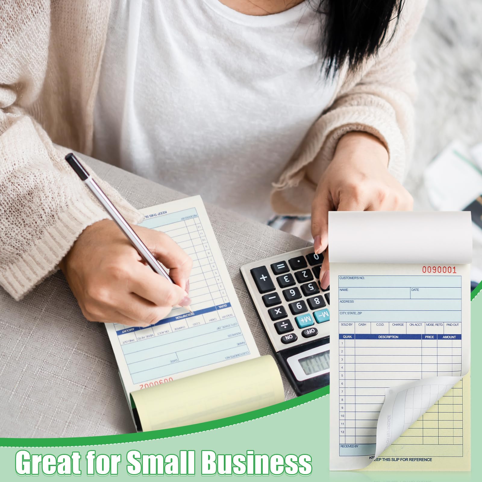 Lincia Lot De 6 Carnets De Commandes En 2 Parties Autocopiants