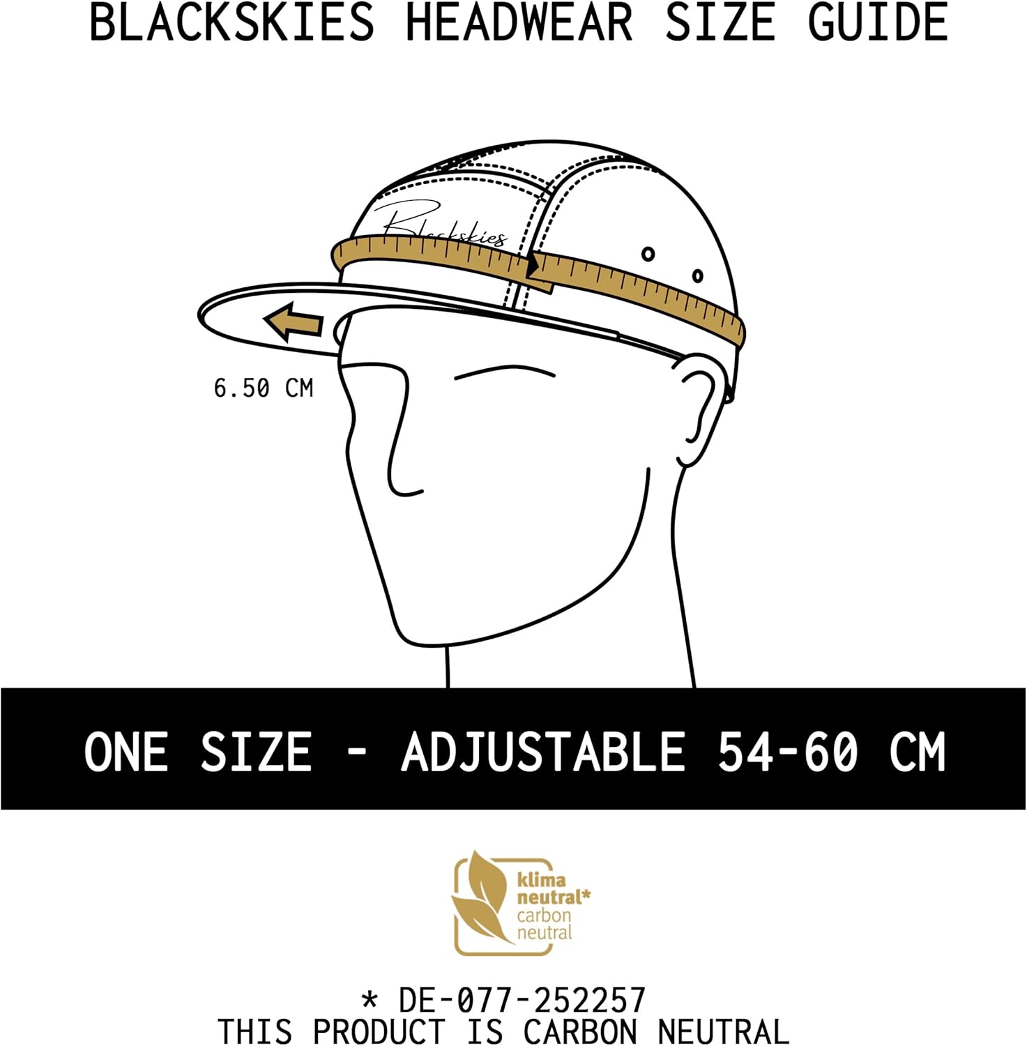 Blackskies 5-Panel Cap with Floral Pattern Unisex Baseball Cap
