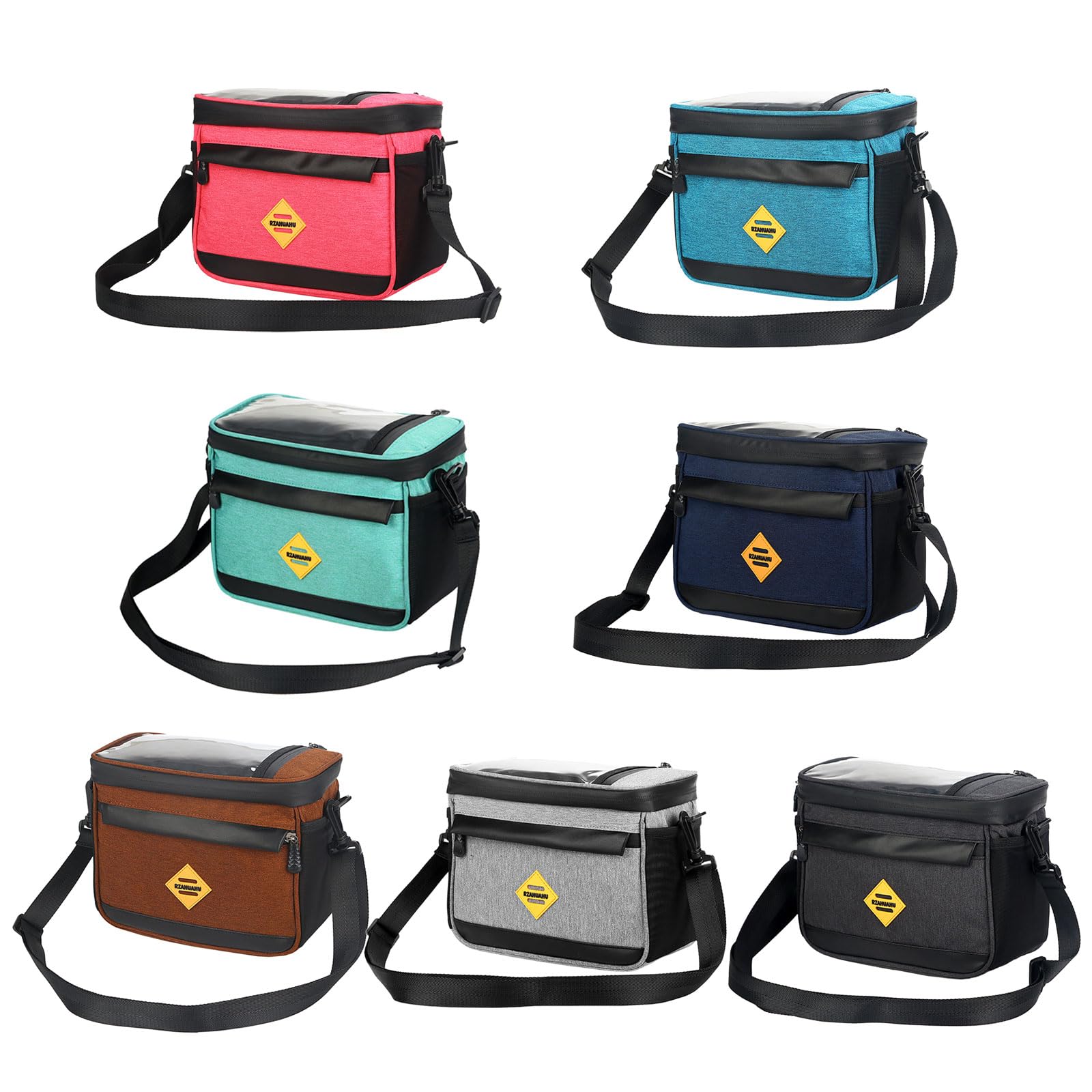 Borsa Da Manubrio Isolata Per Bici E Scooter - Con Copertura Antipioggia E Cinghia, E41-0332
