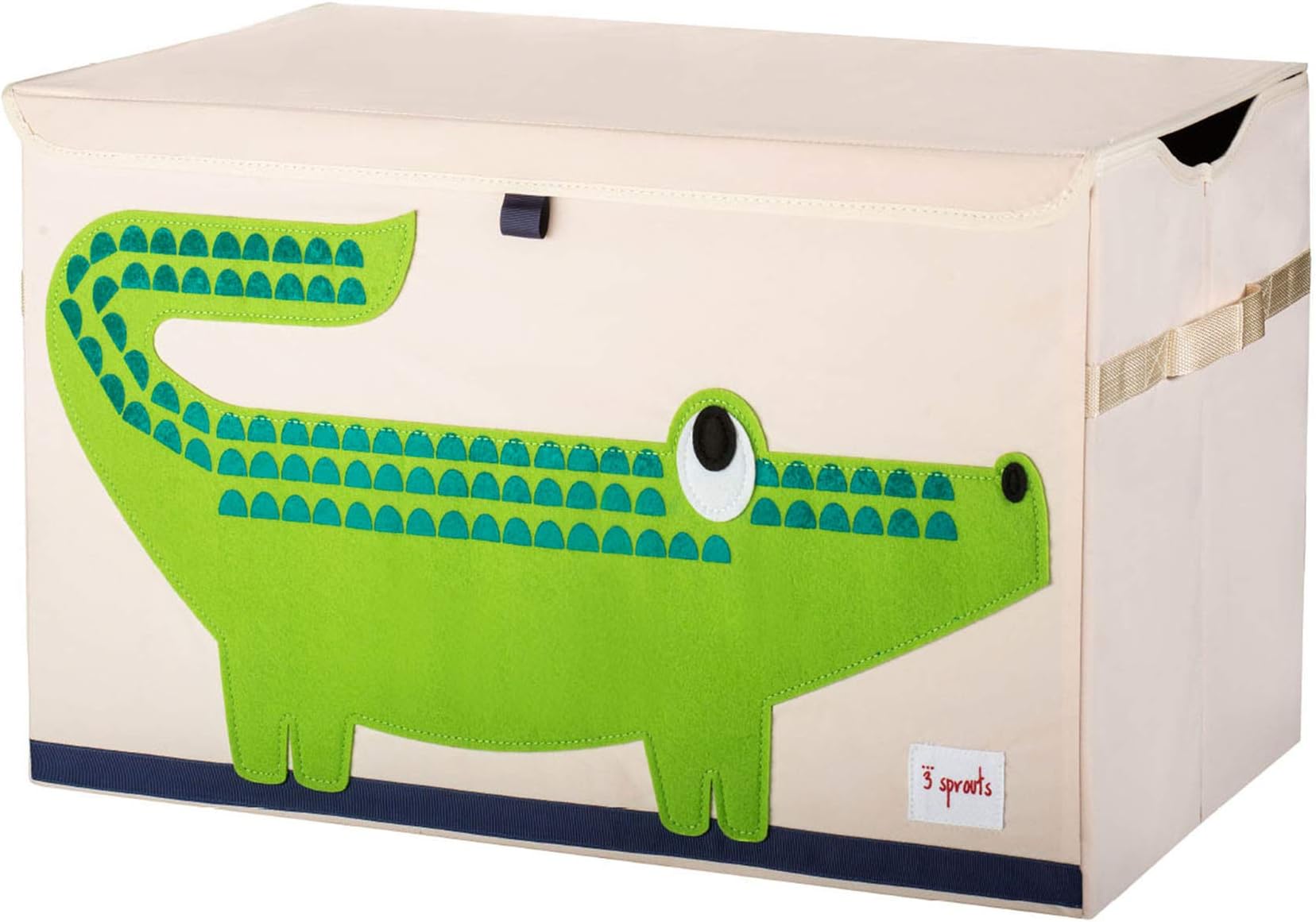 3 Sprouts Toy Chest, Crocodile, Piece of 1, UTCCRO, 24x15x14.5 Inch Pack of 1