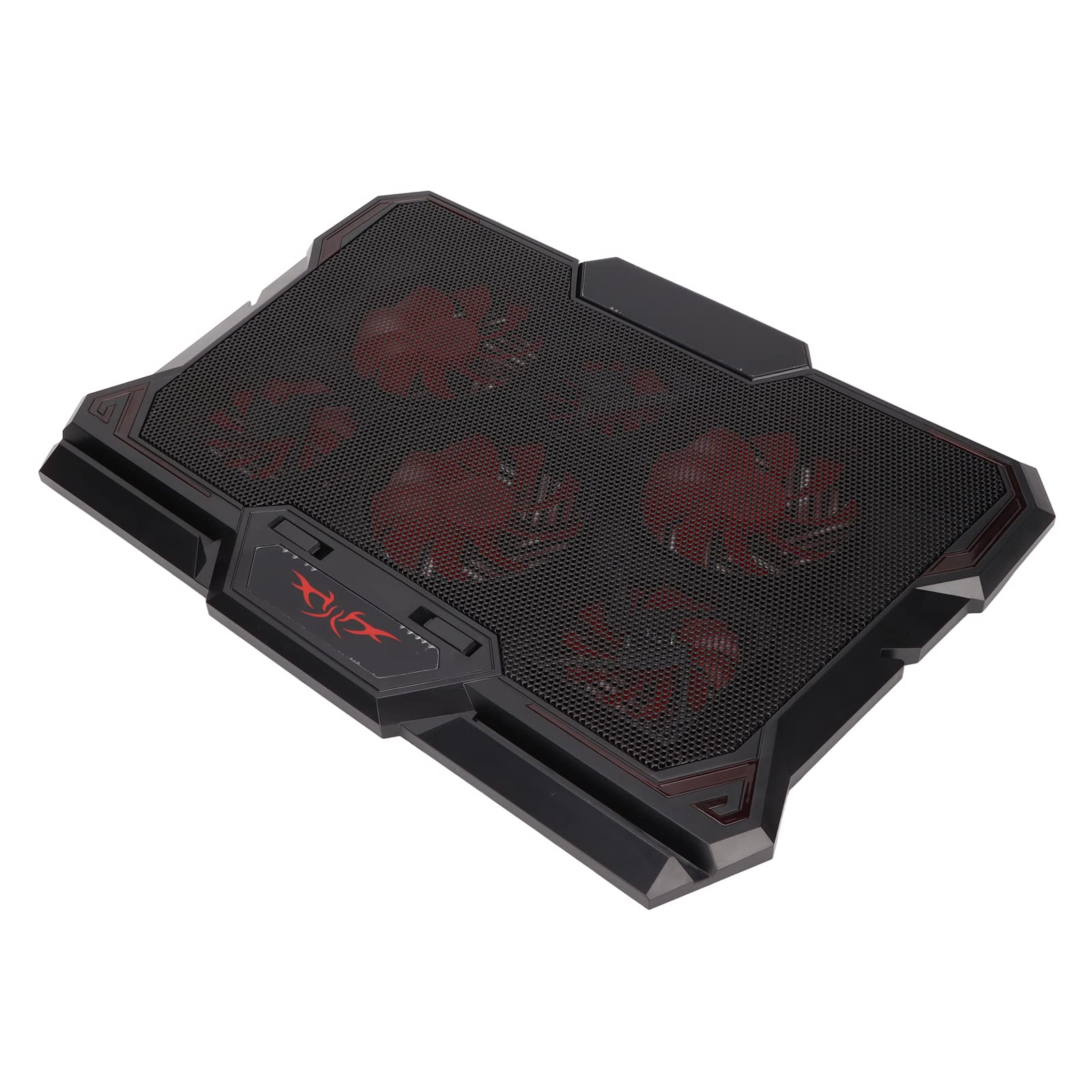 Raffreddatore per Laptop, Base di Raffreddamento Ultra Sottile con 6 Ventole per Laptop da 12" a 17,3", Velocità Regolabile e Design Ergonomico per Giocatori e Professionisti