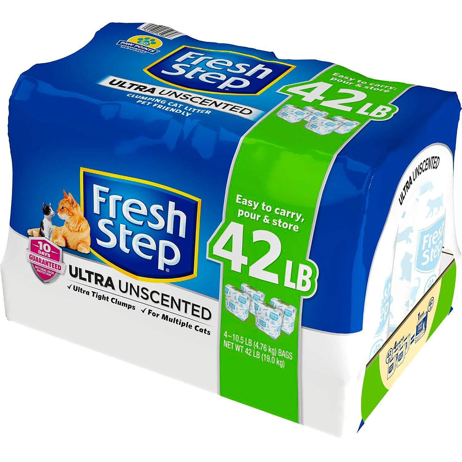Fresh Step Ultra Unscented Clumping Cat Litter (42 lbs.)