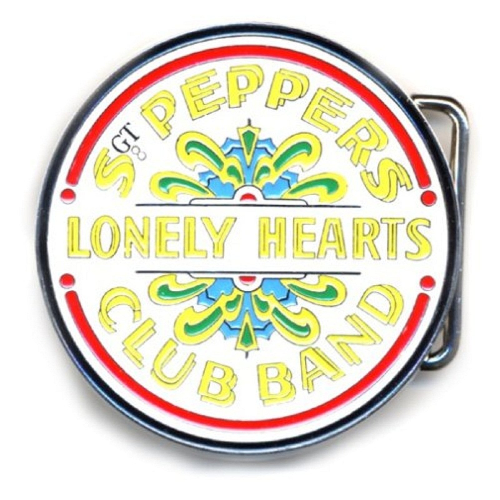 The Beatles Boucle De Ceinture Sgt Peppers Lonely Hearts Drum Nouveau Officiel Size One Size - Les Beatles, Paul McCartney, John Lennon, RIngo Starr, George Harrison The Beatles Boucle De Ceinture Sgt Peppers Lonely Hearts Drum Nouveau Officiel Size One Size