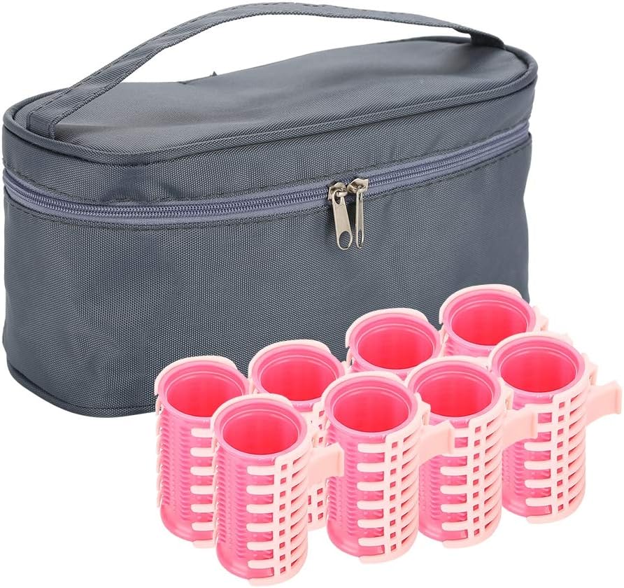 Gekke Verkoop Plastic groot handvat Hittebestendige haarroller Handmatige haarstylinggereedschap (haarroller set)
