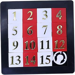 Comprar Número Deslizamiento Puzzle de 3x3 pulgadas 15 cuadrículas Rompecabezas compactos y portátil Número de juguete Relajante Juguetes de aprendizaje educativo para niños adolescentes Adultos Number