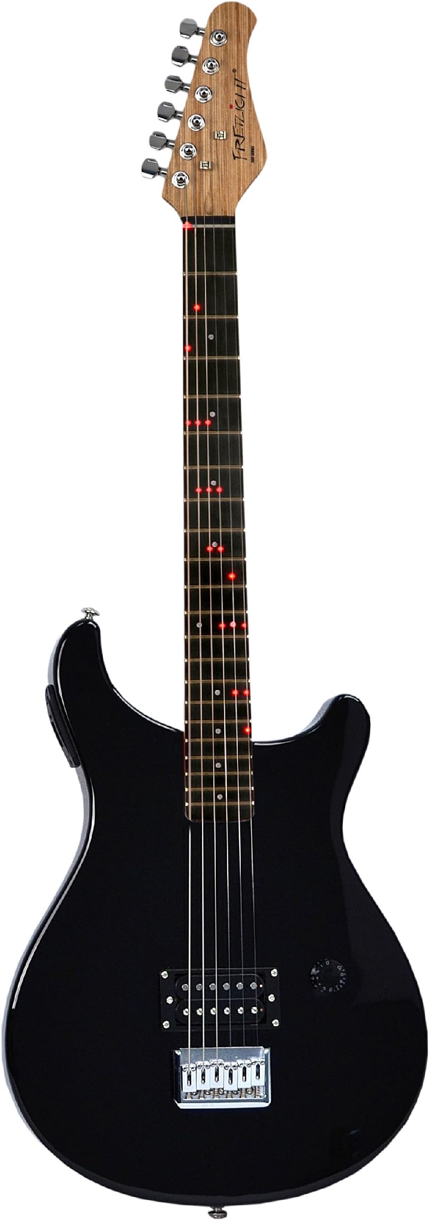 Fretlight Standard Electric Guitar with Built-in LED Lighted Learning System, Black (FG-511BK)
