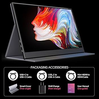 Amazon.com: Anyuse 4K Portable Monitor 15.6
