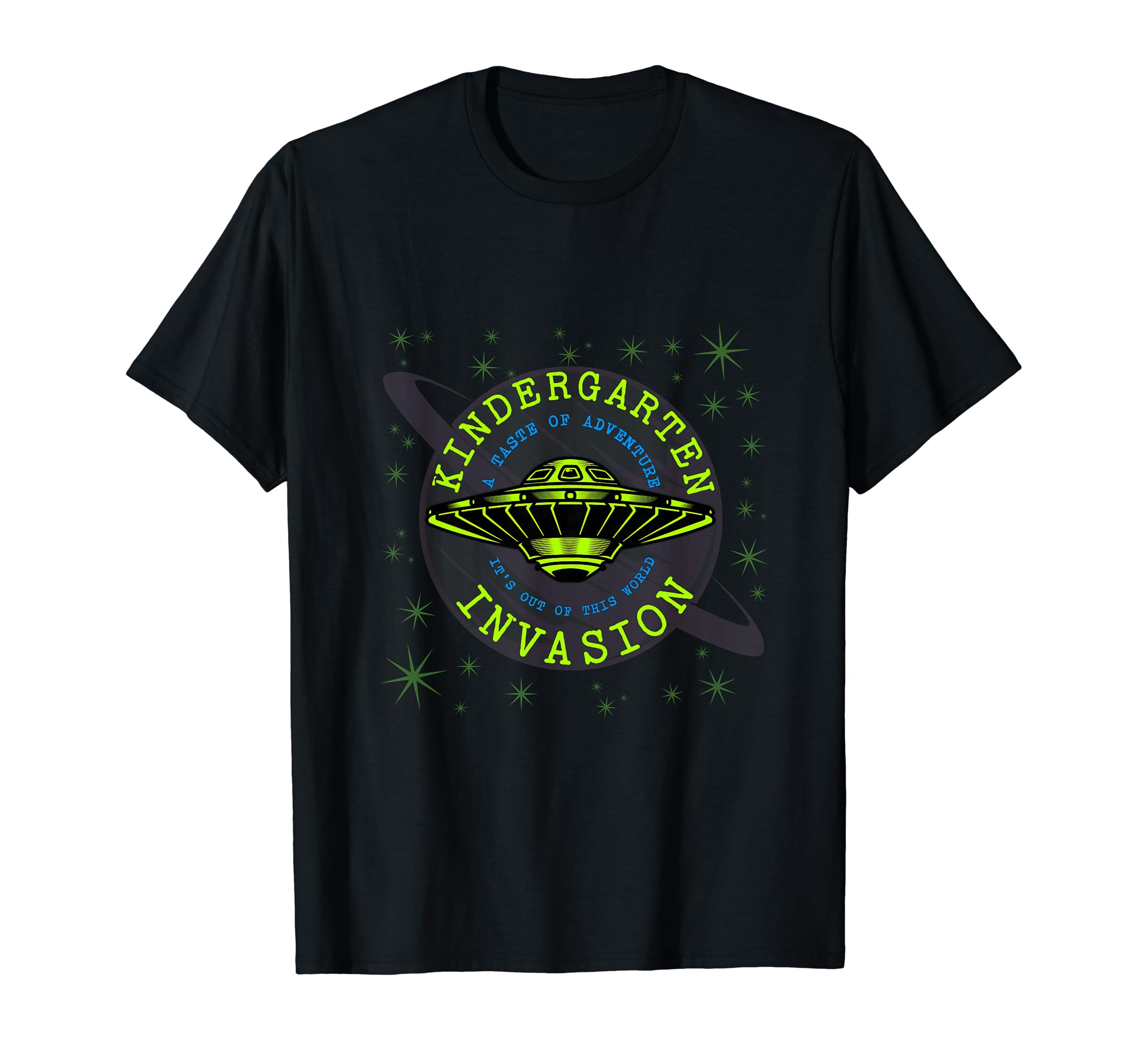 Kindergarten Back To School Invasion Alien Spaceship VI T-Shirt