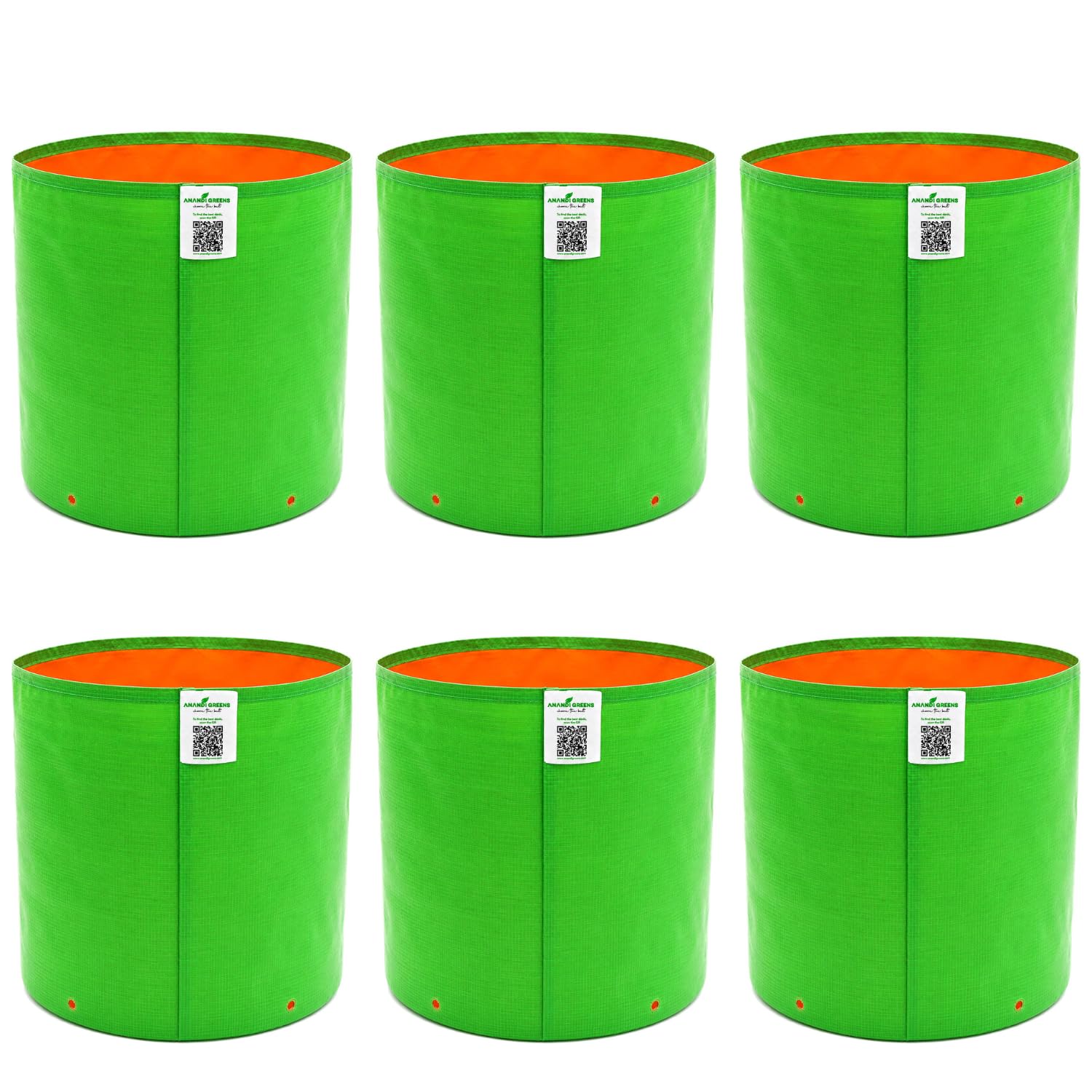 Anandi Green Grow Bags - Premium Plant Containers -13 Anandi Green Grow Bags - Premium Plant Containers -13