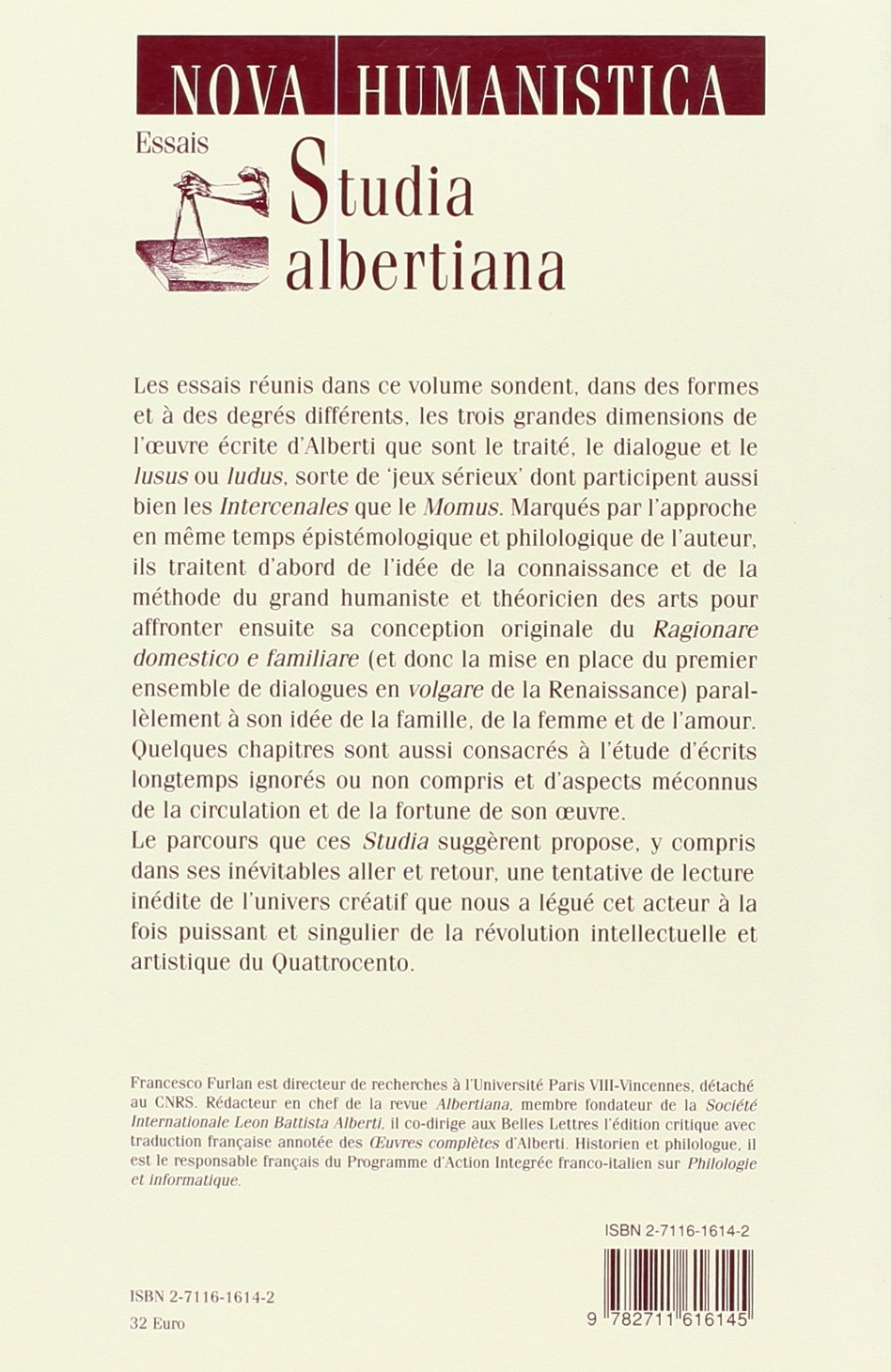 Studia Albertiana.: Lectures et lecteurs de L.B. Alberti
