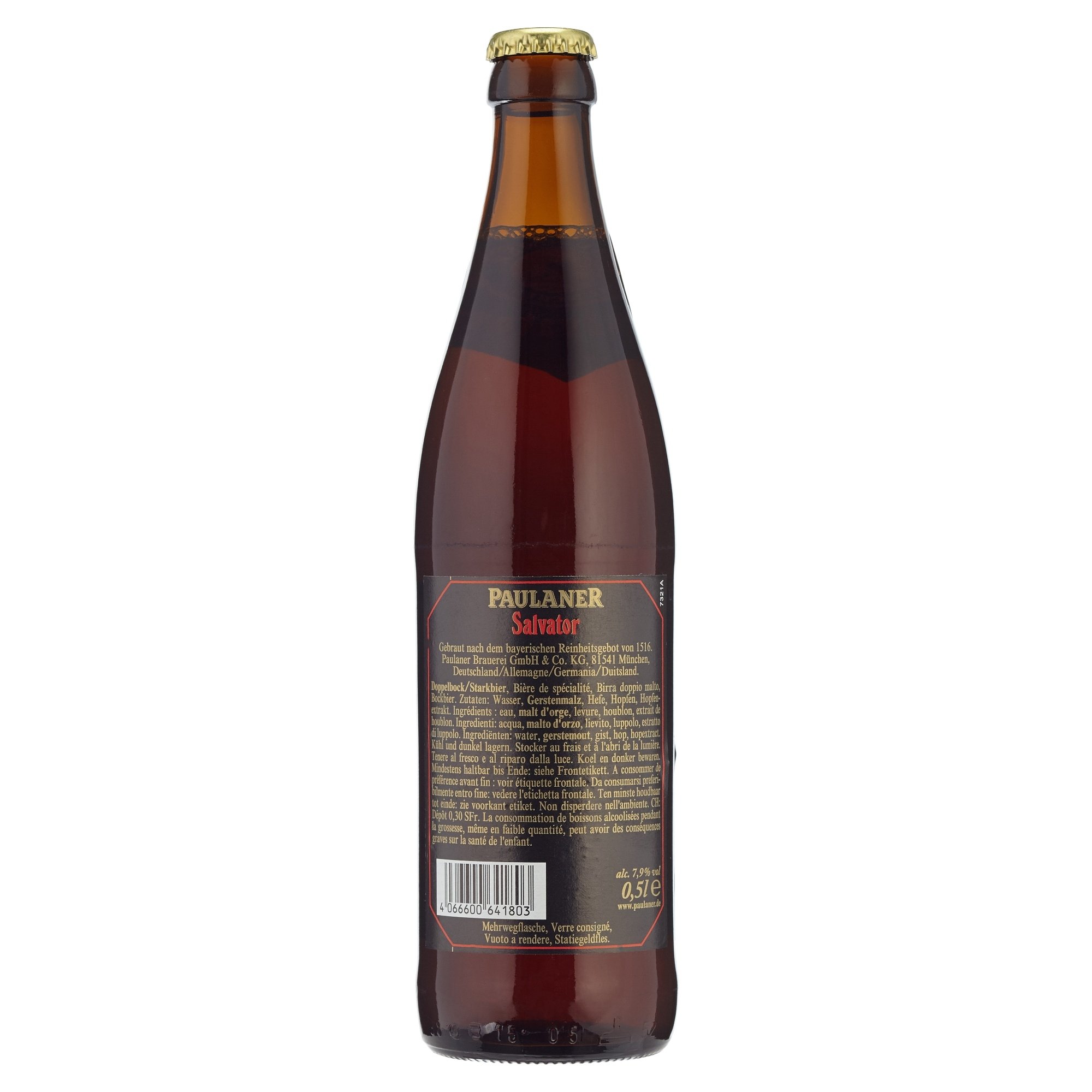 Paulaner Salvator MEHRWEG, (20 x 0,5 l)