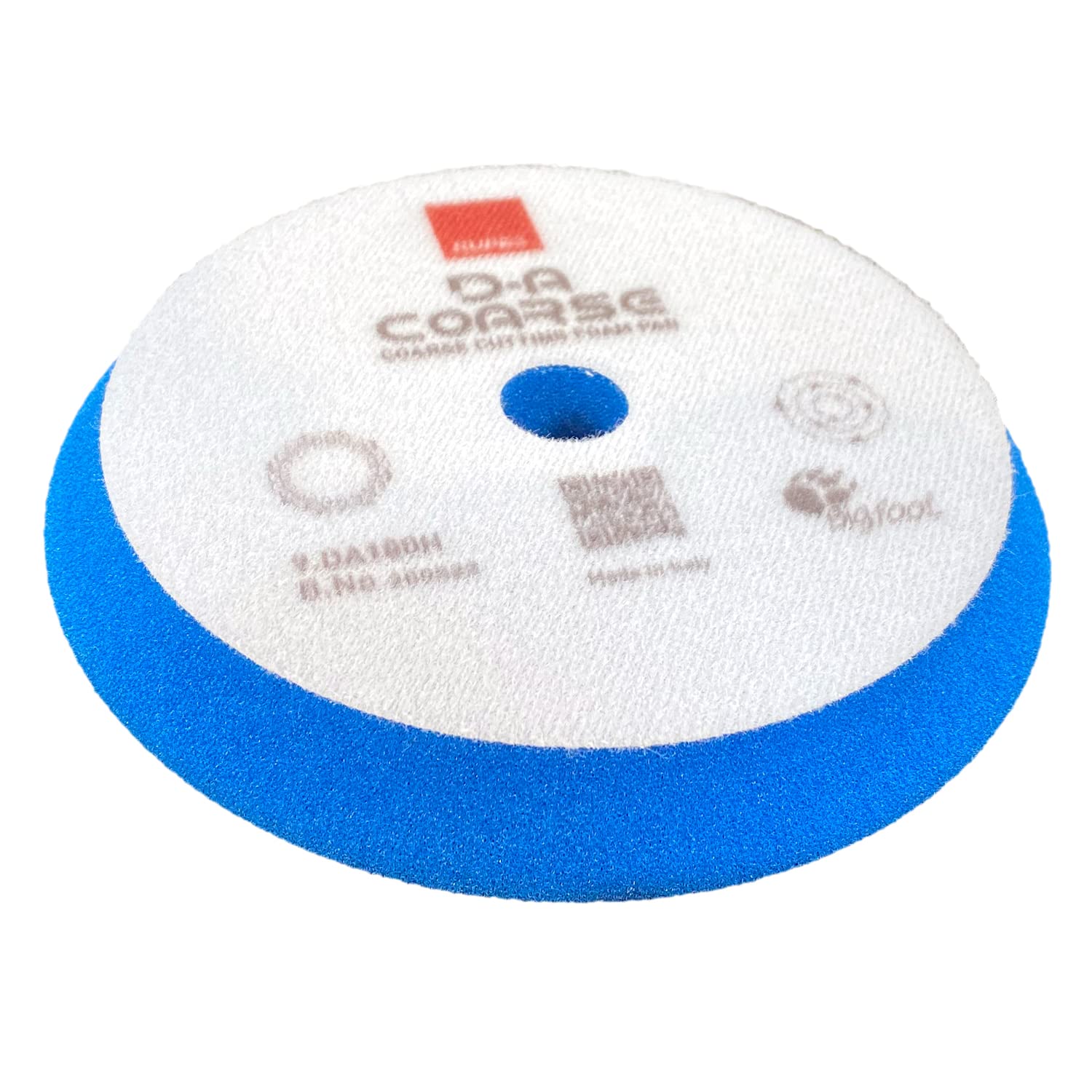 RUPES 9.DA150H Pack of 1 Blue D-A Coarse Cutting Foam Pad 150mm | Ideal for Paint Correction & Gloss Enhancement | Mild to Severe Defect Removal | Compatible with 5" Backing Plate