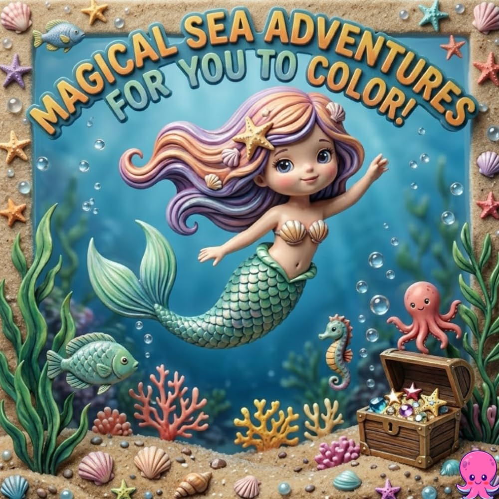 MAGICAL OCEAN ADVENTURES: Dive into a world of color and fun!
