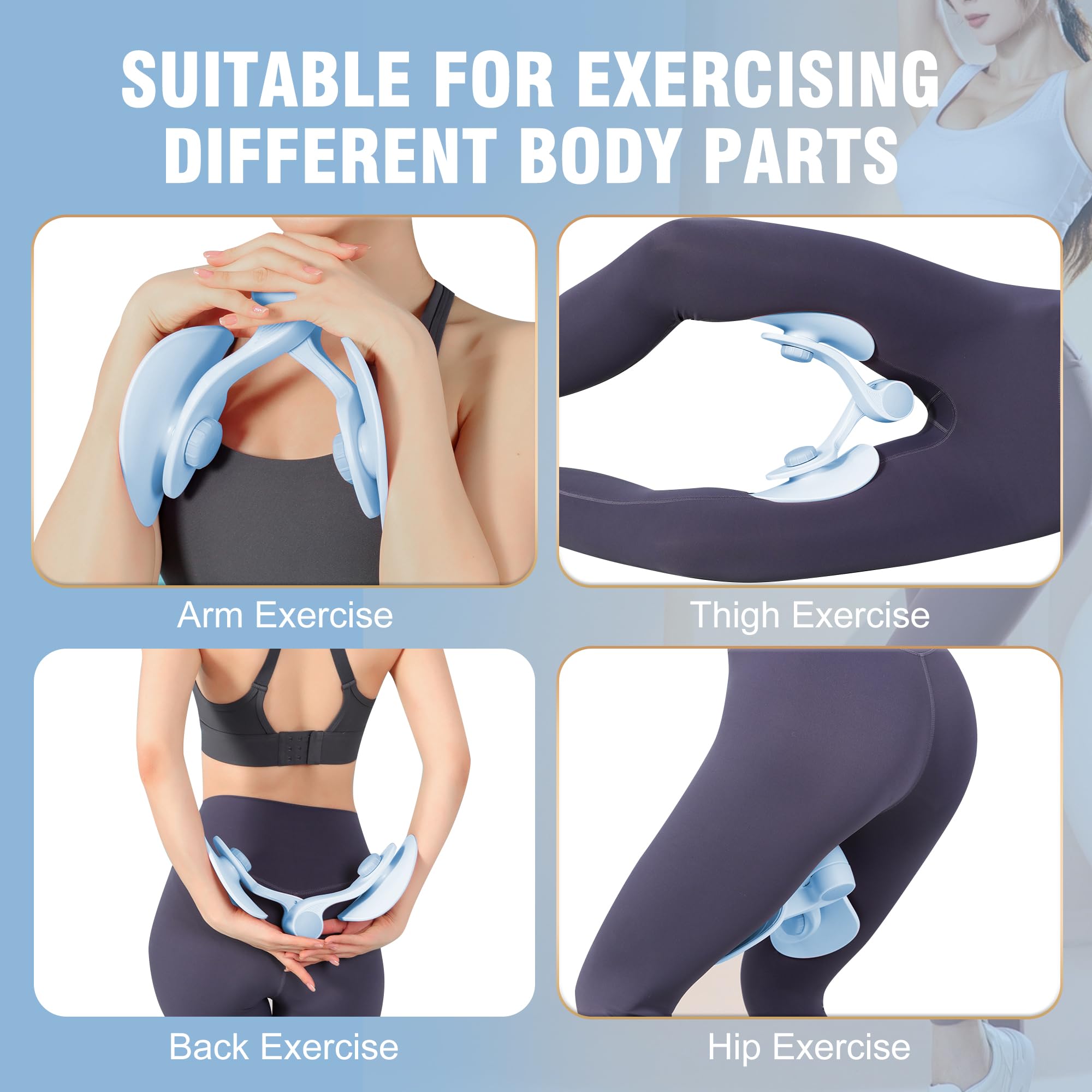 Thigh Master Thigh Exerciser Digital Counter Hip Trainer Leg