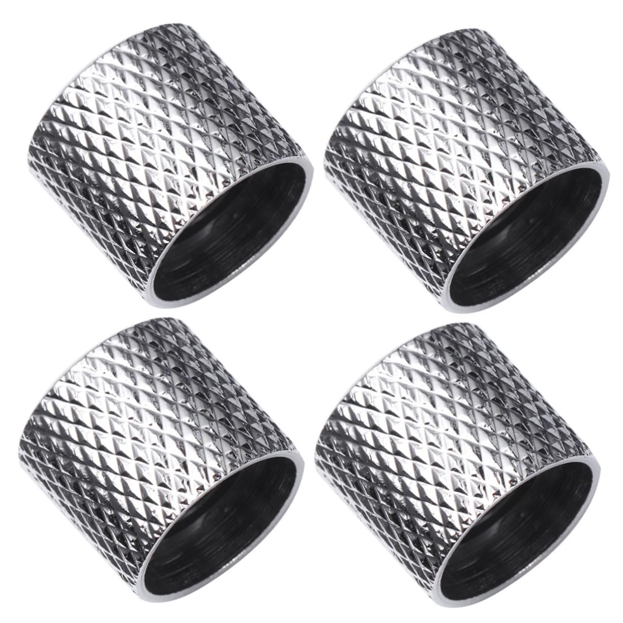 CIMAXIC Metal Dome Knobs Guitar Parts Bass Knobs Guitar Replacement Volume Tone Control