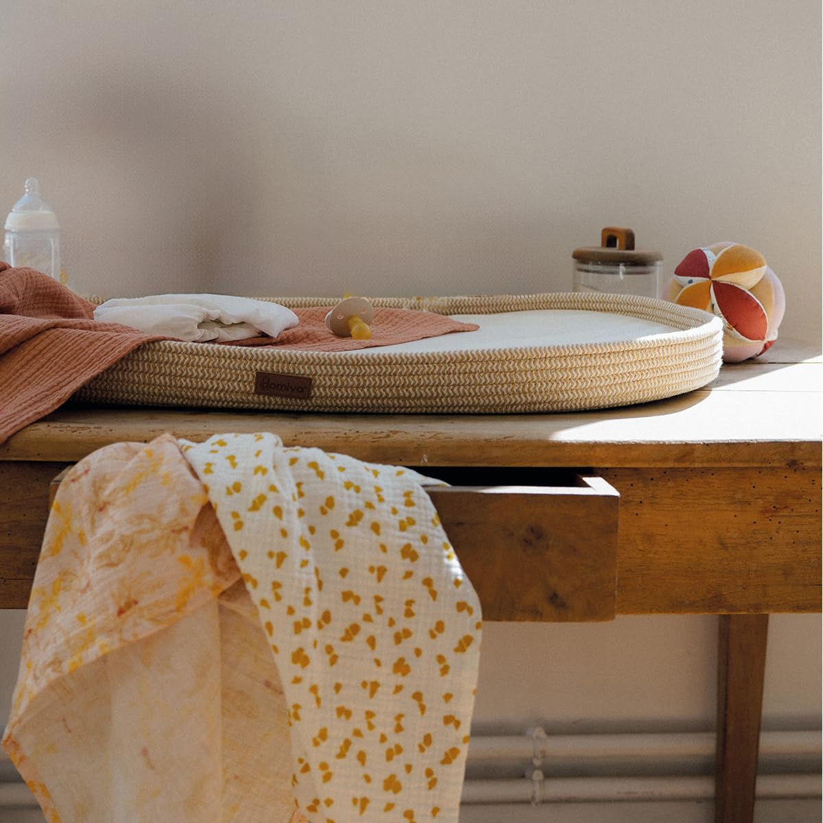 DOMIVA - Matelas A Langer Tresse Honey Moon