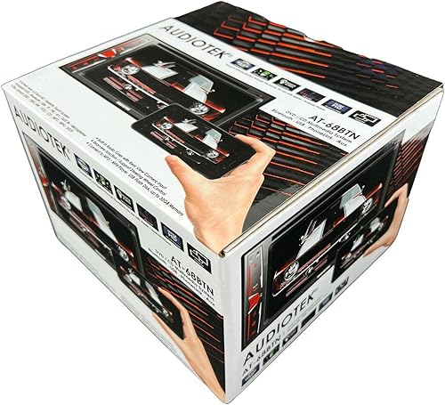 Miniatura 6 de Audiotek 68BTN - Coche doble DIN de 6.2 pulgadas, salida de 200 vatios, DVD, CD, pantalla táctil, enlace de espejo para Android y iPhone con cámara
