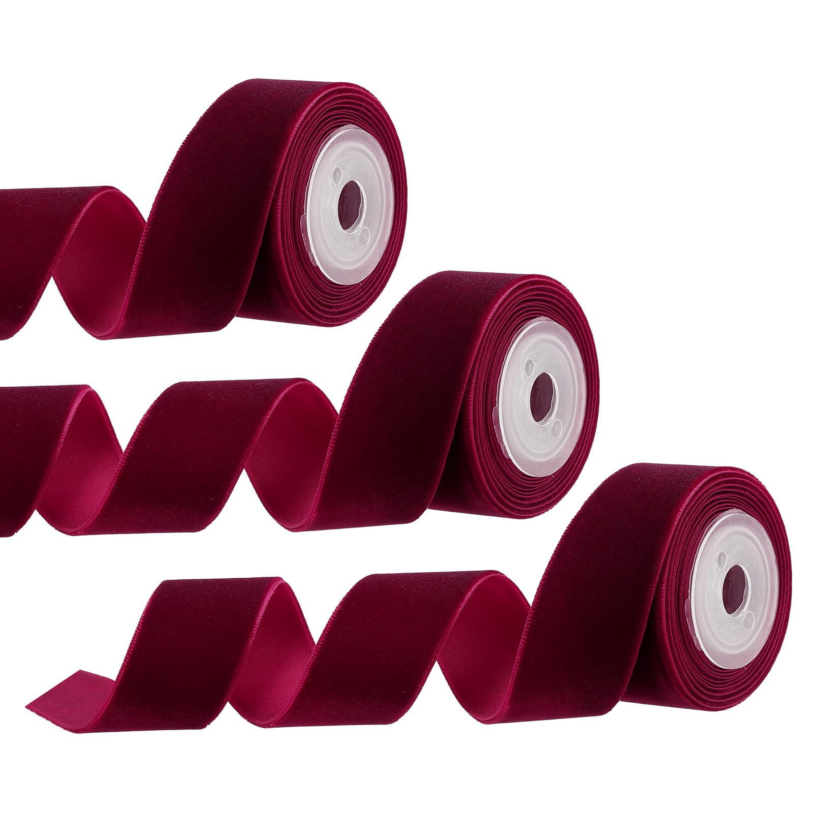PATIKIL 0.98 Inch x 2.18 Yards Velvet Ribbons