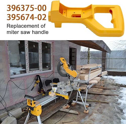 Miniatura 7 de 395674-02 Mango de sierra ingletadora para sierra ingletadora DeWalt DW705 DW705-B2 DW705-BR DW705S (tipos 6-8) Reemplazo de mango de sierra