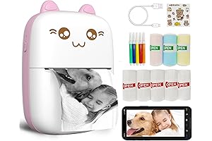 EntePrint Mini Portable Printer: Wireless Thermal Printer for On-the-Go Printing