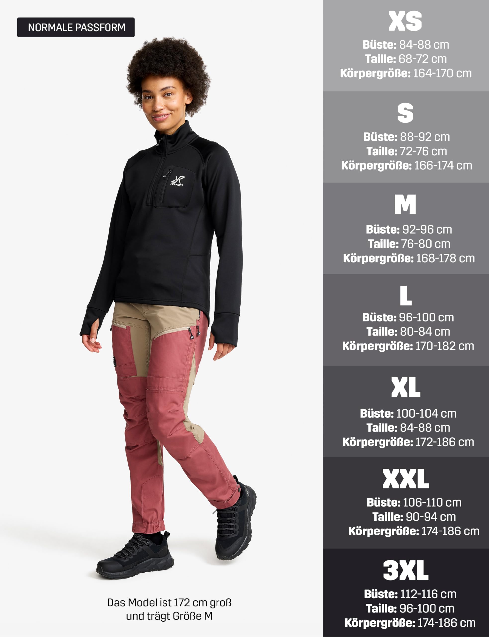 RevolutionRace Evolution Half-Zip Stretch Fleece für Damen, Fleecepullover für Wandern und Outdoor-Aktivitäten