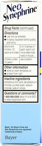Miniatura 4 de neo-synephrine nasal spray, Regular Strength Fórmula, 0.5-ounce (Pack de 2)