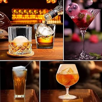 Amazon | 製氷皿 HONYAO 大きい氷 溶けにくい 5cm 四角い氷 丸氷