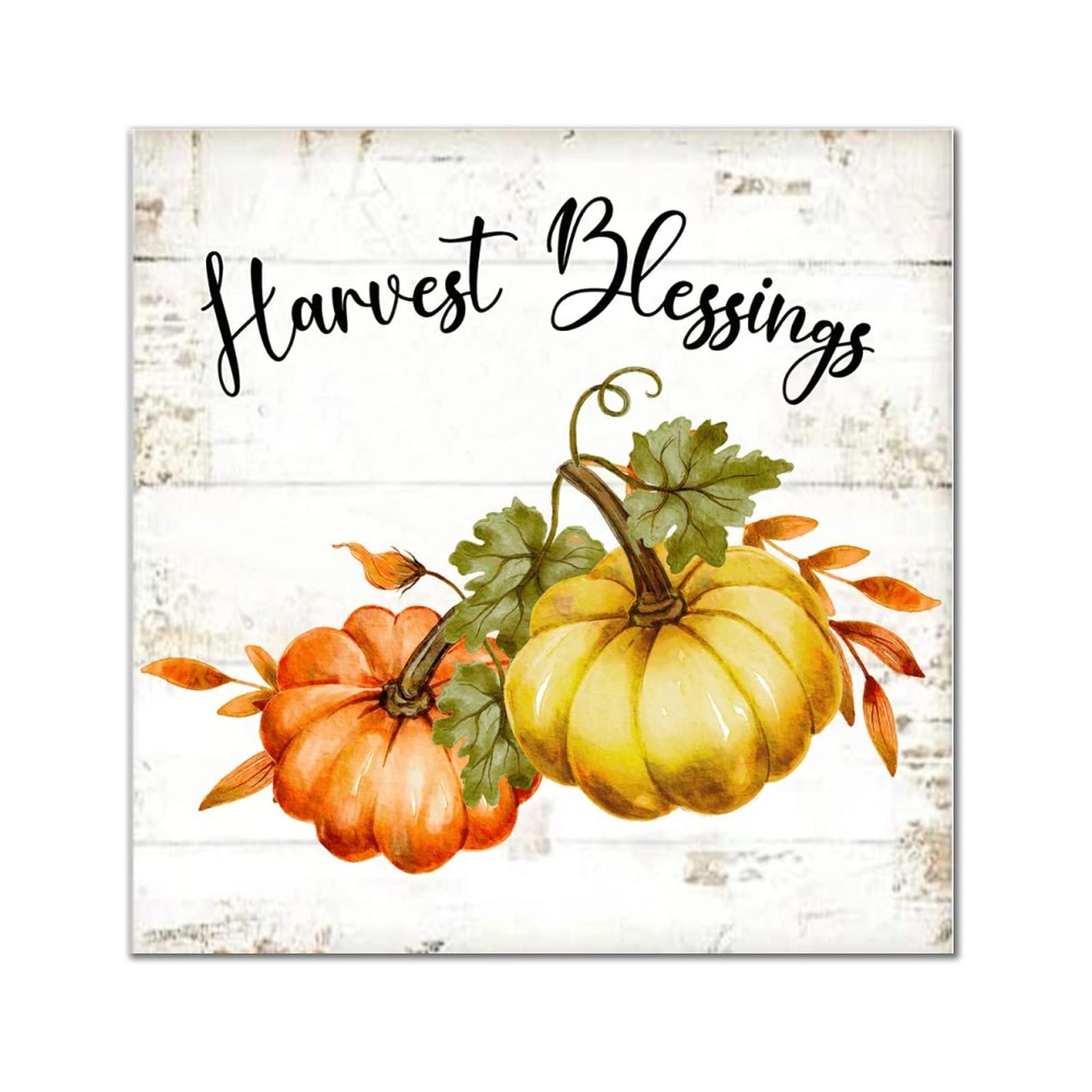 Décoration murale Harvest Blessing panneau en bois salon