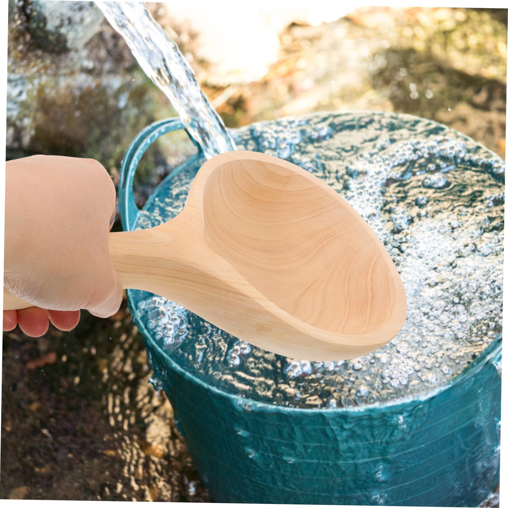 MAGICLULU 4 Uds Cuchara De Madera Cucharón De Sopa Conveniente Cucharón De Agua Cocina Cuchara De Agua Para Cocinar Cucharón De Agua Para Cocinar Utensilio De Cocina Cucharón De Madera