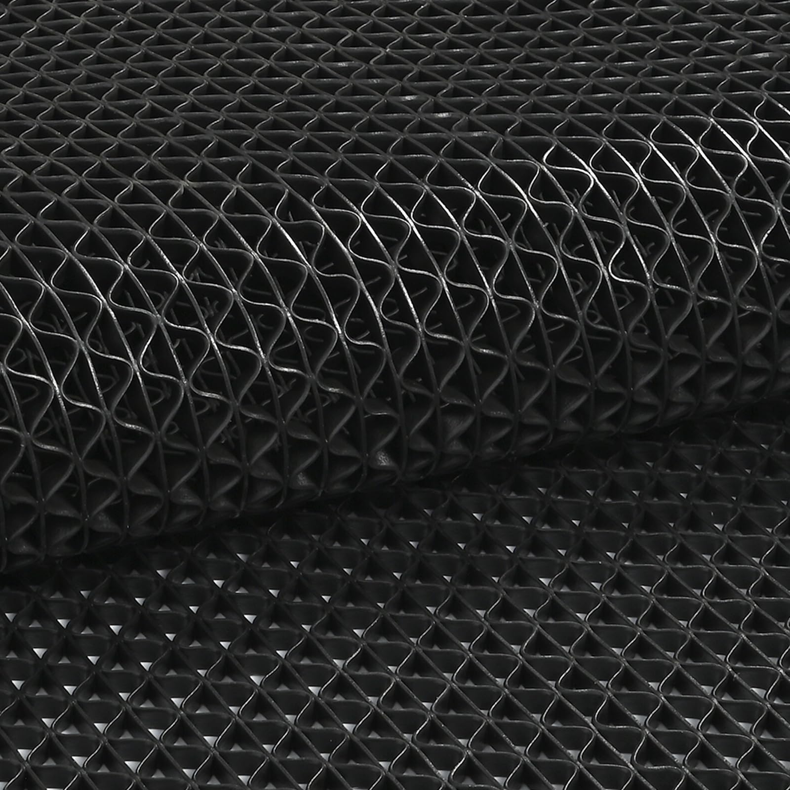 jxgzyy Commercial Drainage Mat Non Slip Floor Matting 3'x16.4', Black