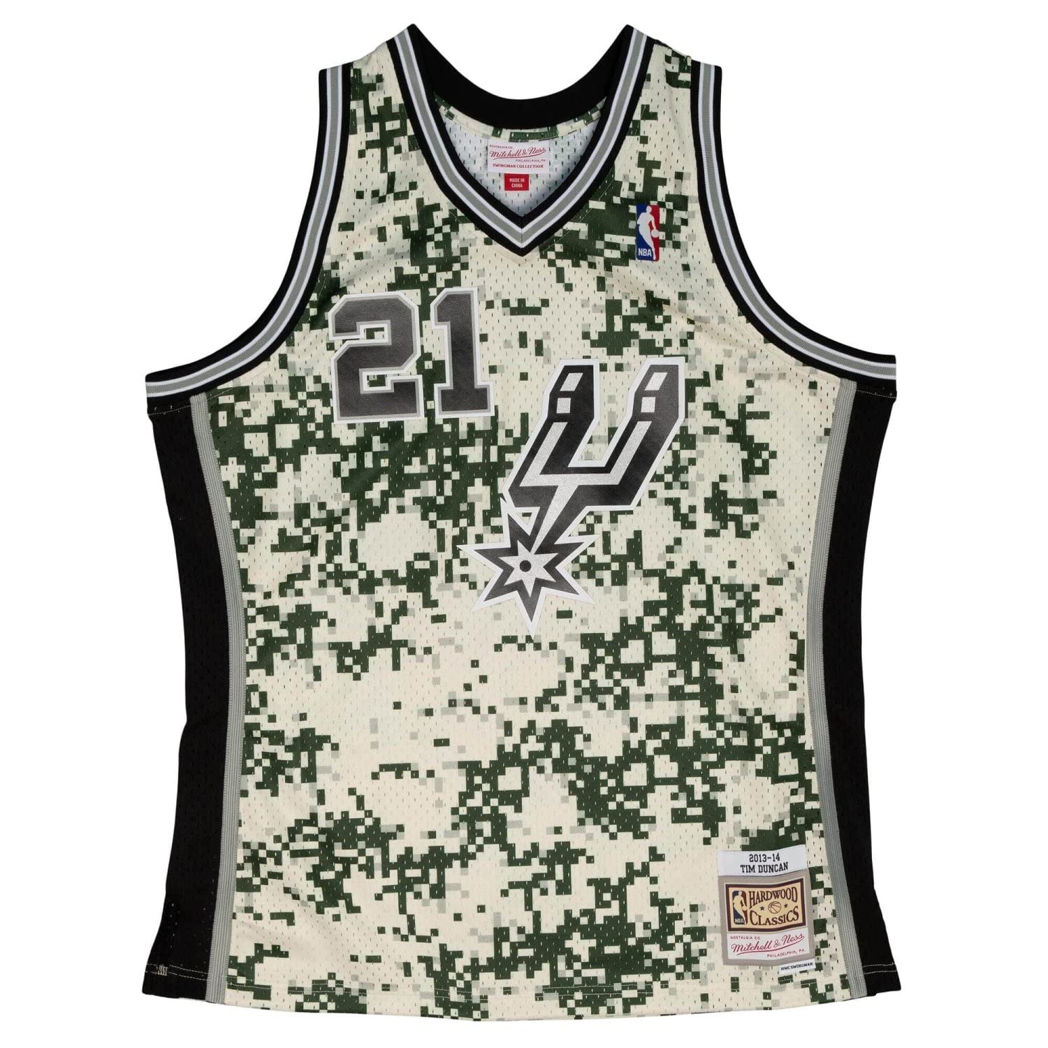 Mitchell & Ness Swingman Mesh Jersey San Antonio Spurs 2013 Tim Duncan