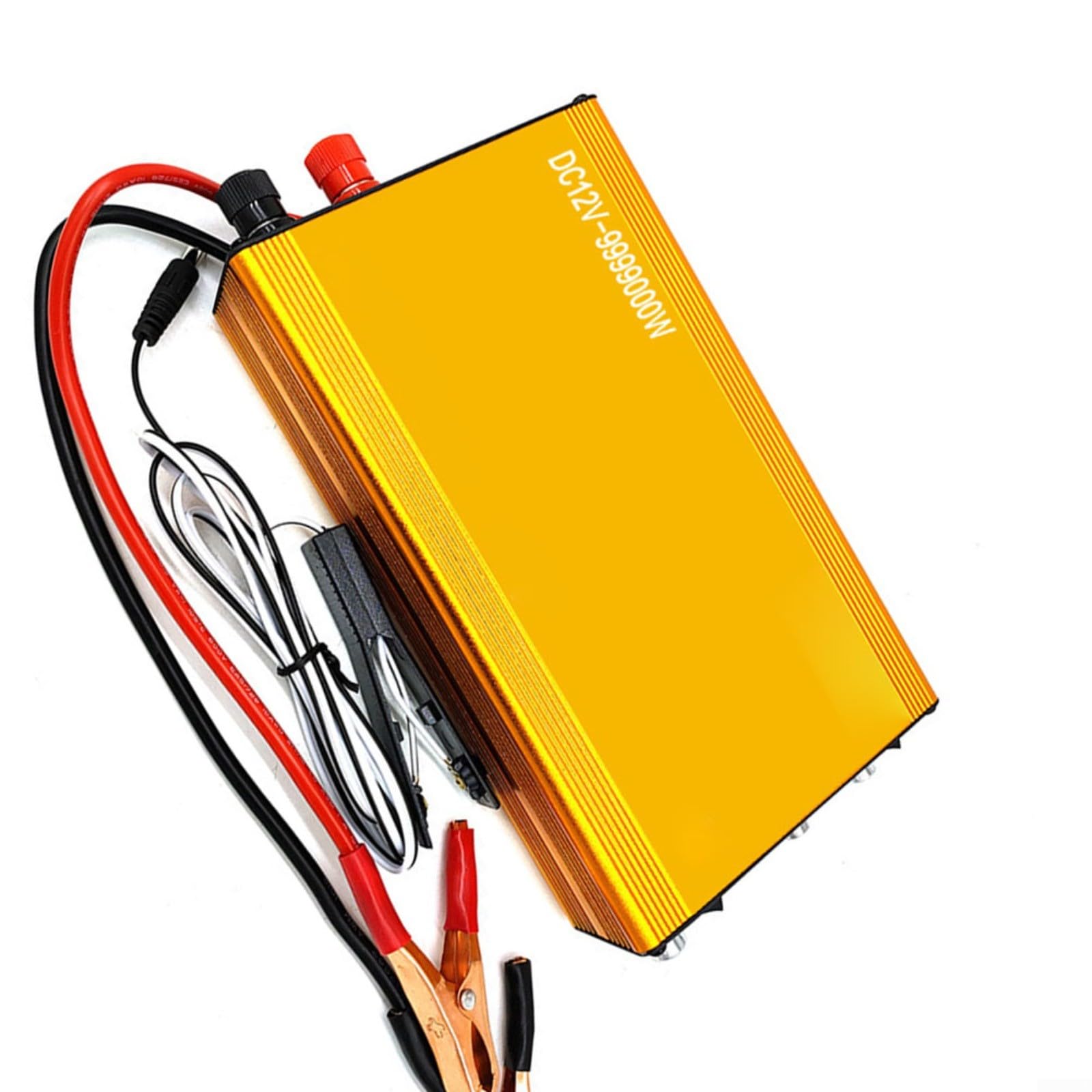 KiraKira Płyta inwertera 12 V z 20 tranzystorami, zestaw konwertera wysokoprądowego 50 A, projekty DIY, regulowana częstotliwość i kontrola napięcia, metalowa obudowa 230 x 120 x 45 mm