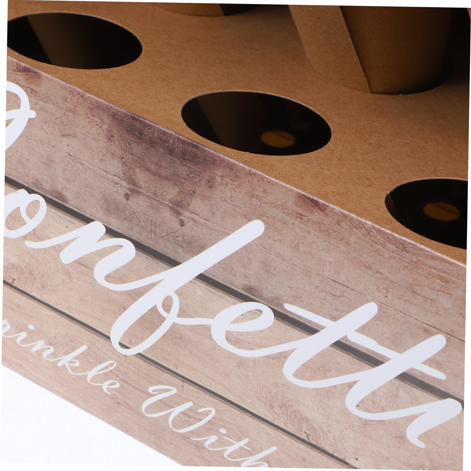 OKUMEYR 1 Set Elegant Confetti Paper Cone Holder Tray for Weddings Birthday Parties and Celebrations for Flowers Petals Candies and More