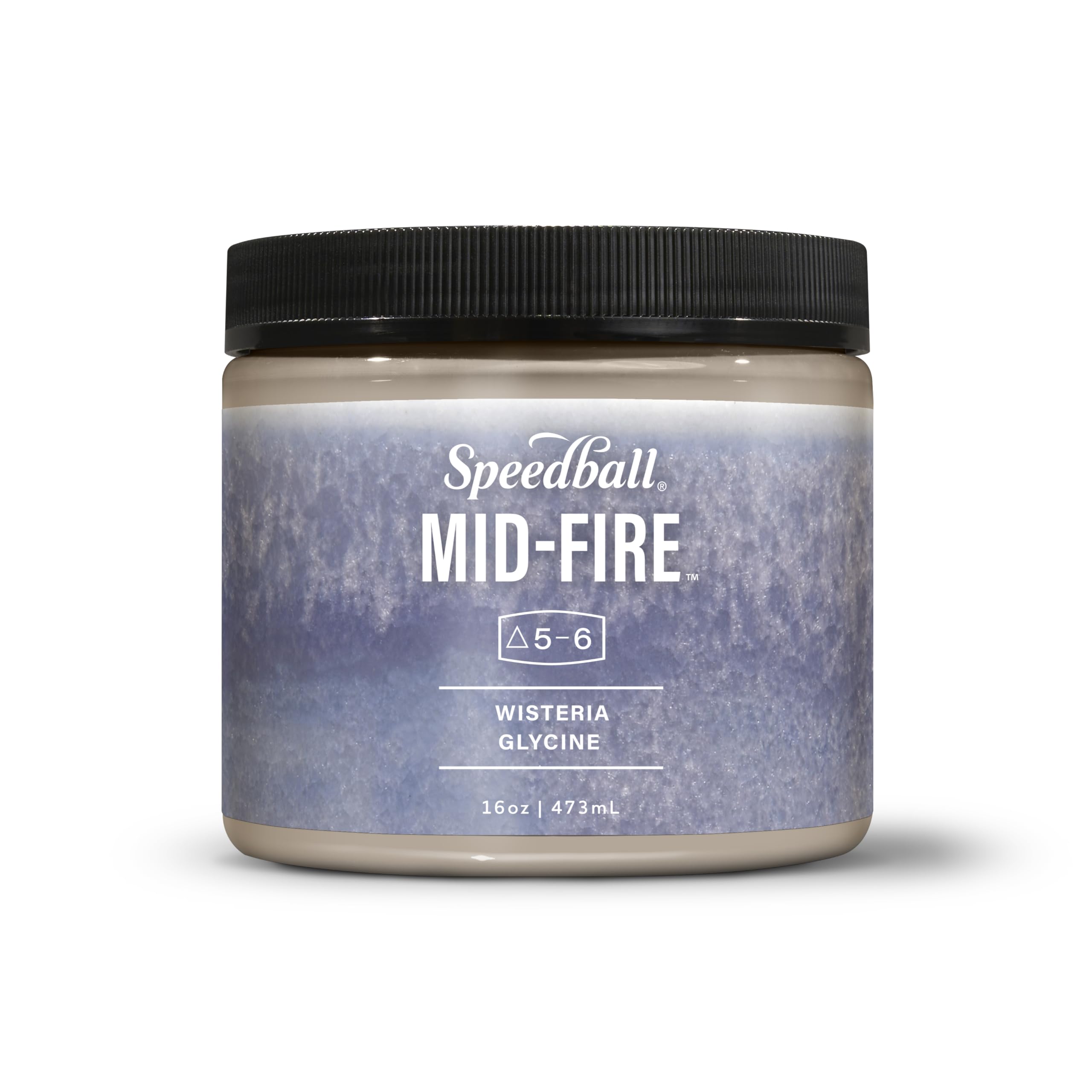 Speedball Wisteria Mid-Fire Glaze, 16 Ounce Jar For Pottery And Ceramics