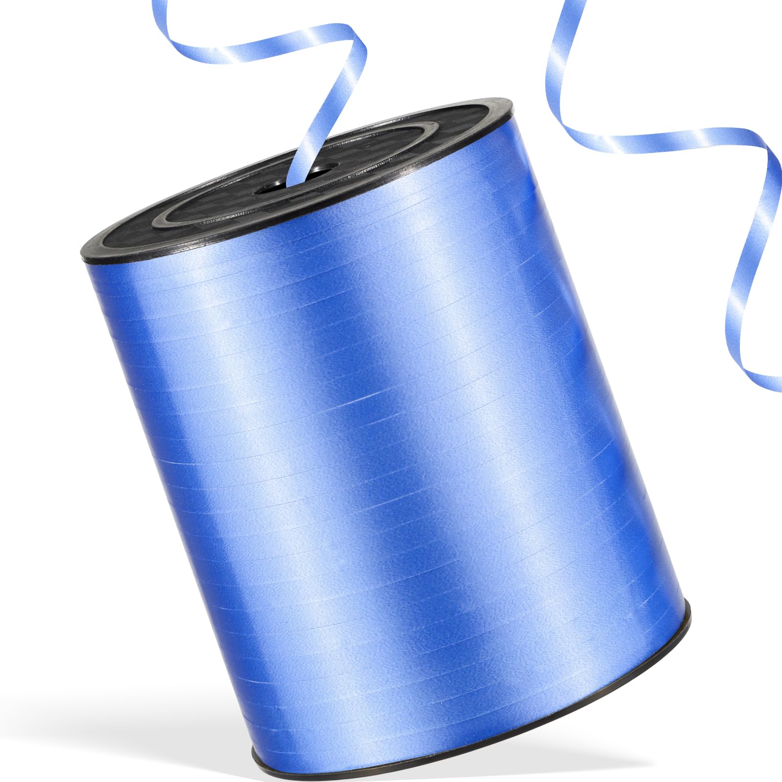 Apeseek 600 Yards Blue Curling Ribbon 1/5‘’ Blue Balloon String with Spool, Thin Balloon Ribbon for Gift Wrapping Crafts Birthday Christmas Baby