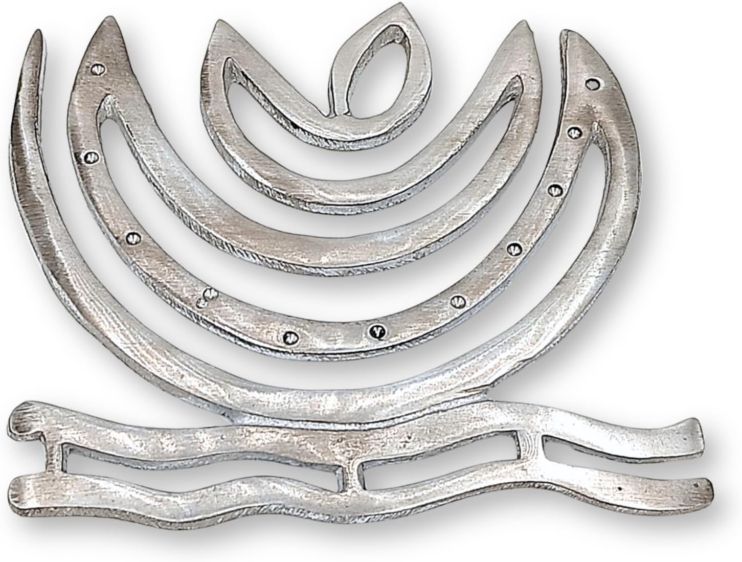 Plus Value Zinc Helix Vastu Remedies for North-East Kitchen, Toilet, Ishanya Dosha Nivaran, Missing Corner & Cut Defects, Spiral Energy Tool 1pc Home Vastu Correction Tool (3 Inch Grey Color)