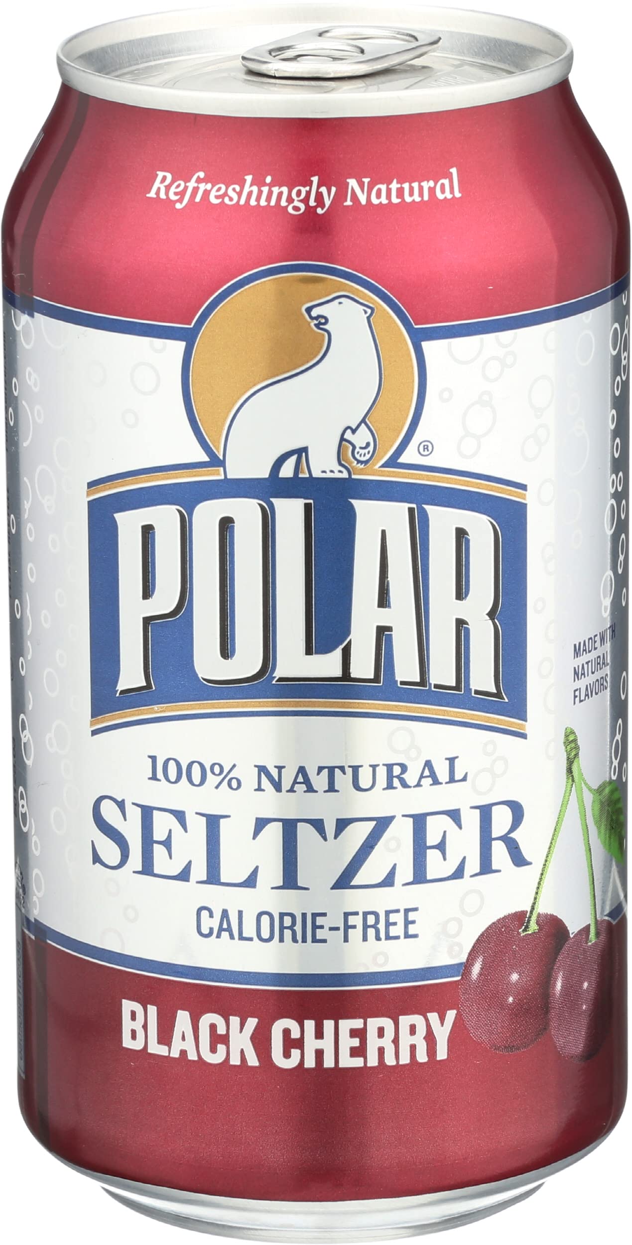 POLARSeltzer Water, Black Cherry, 12 fl oz